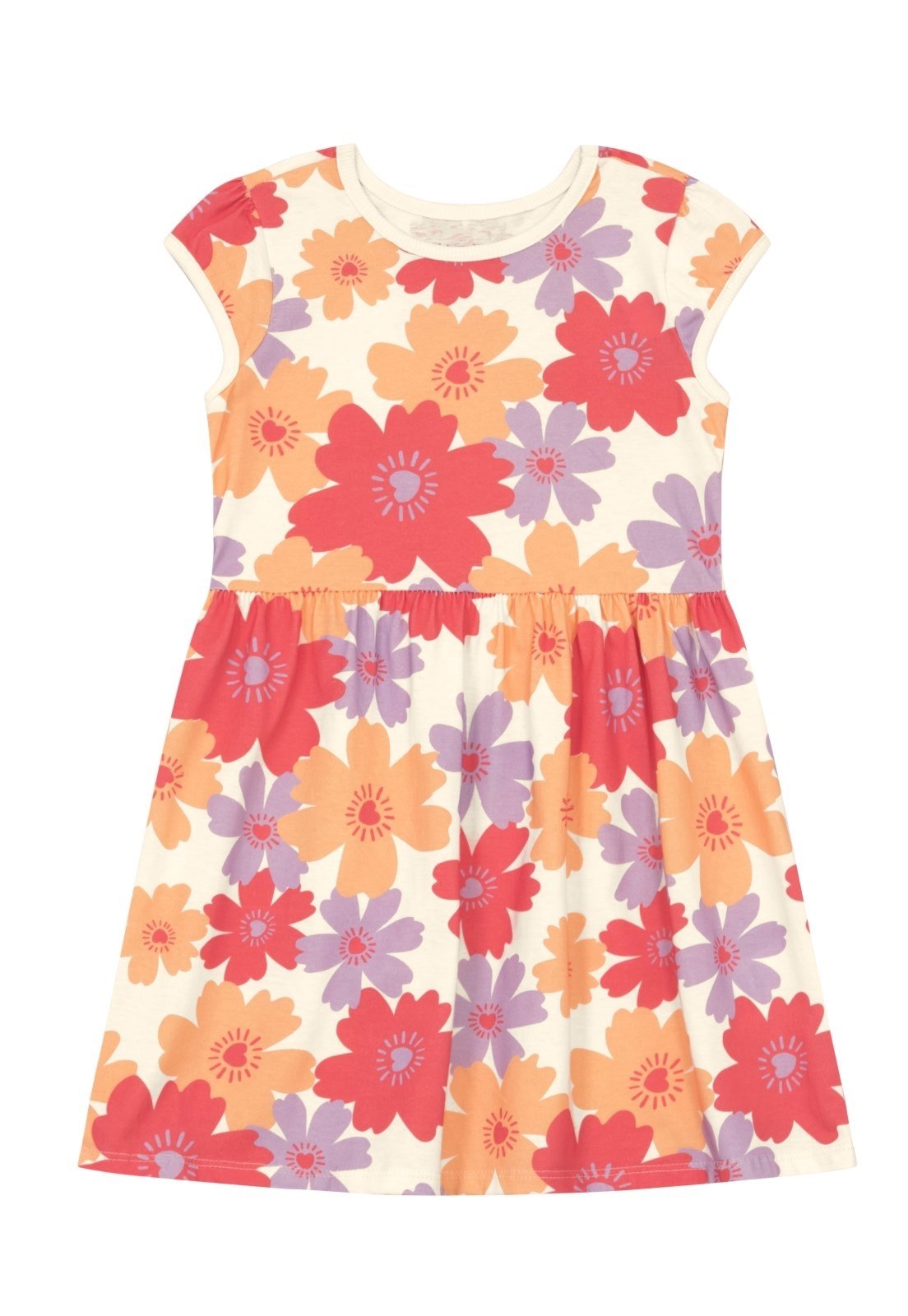 Infantil - Vestido menina em malha Brandili