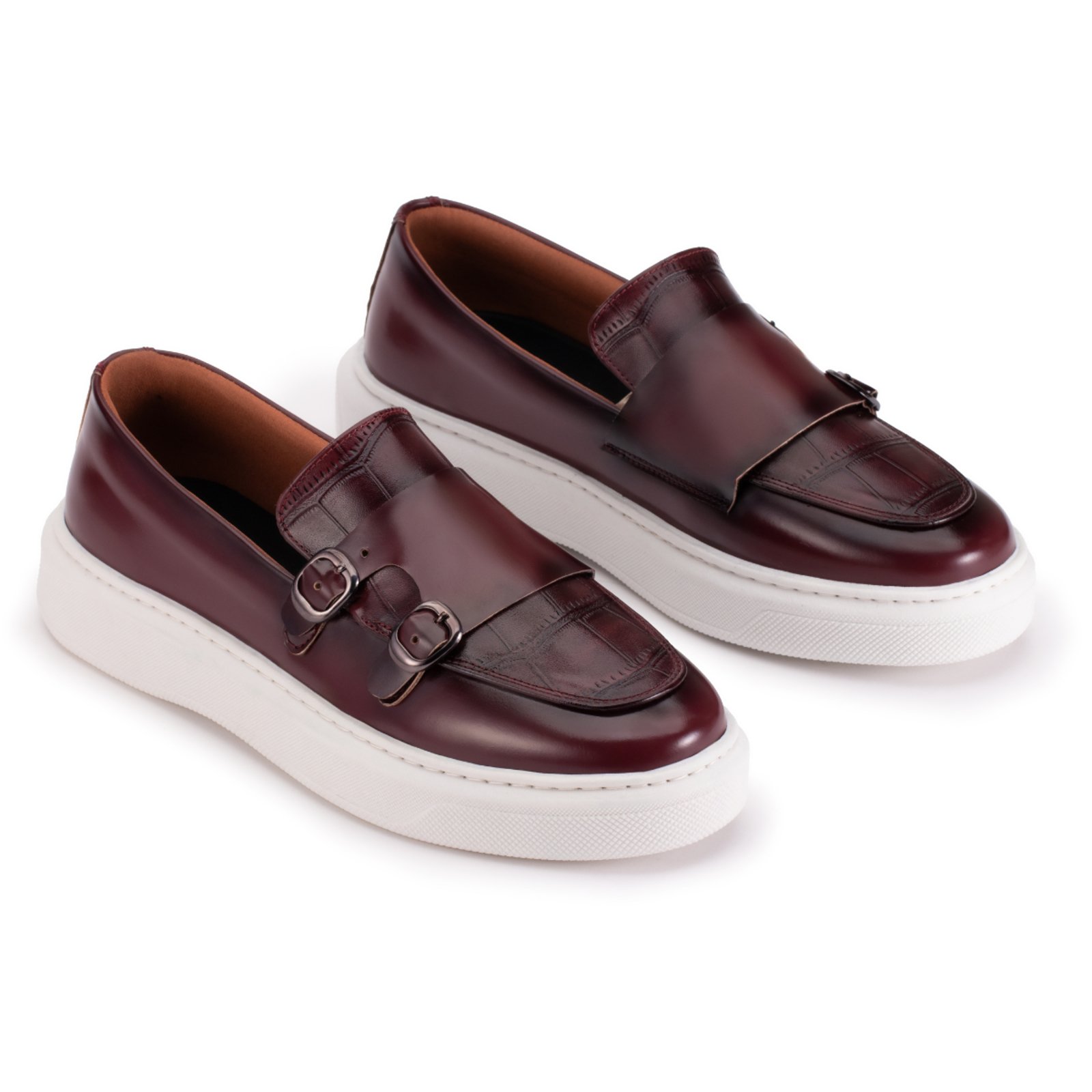 Loafer Masculino Mocassim Sapato Couro Fivela Casual Estilo Shoes