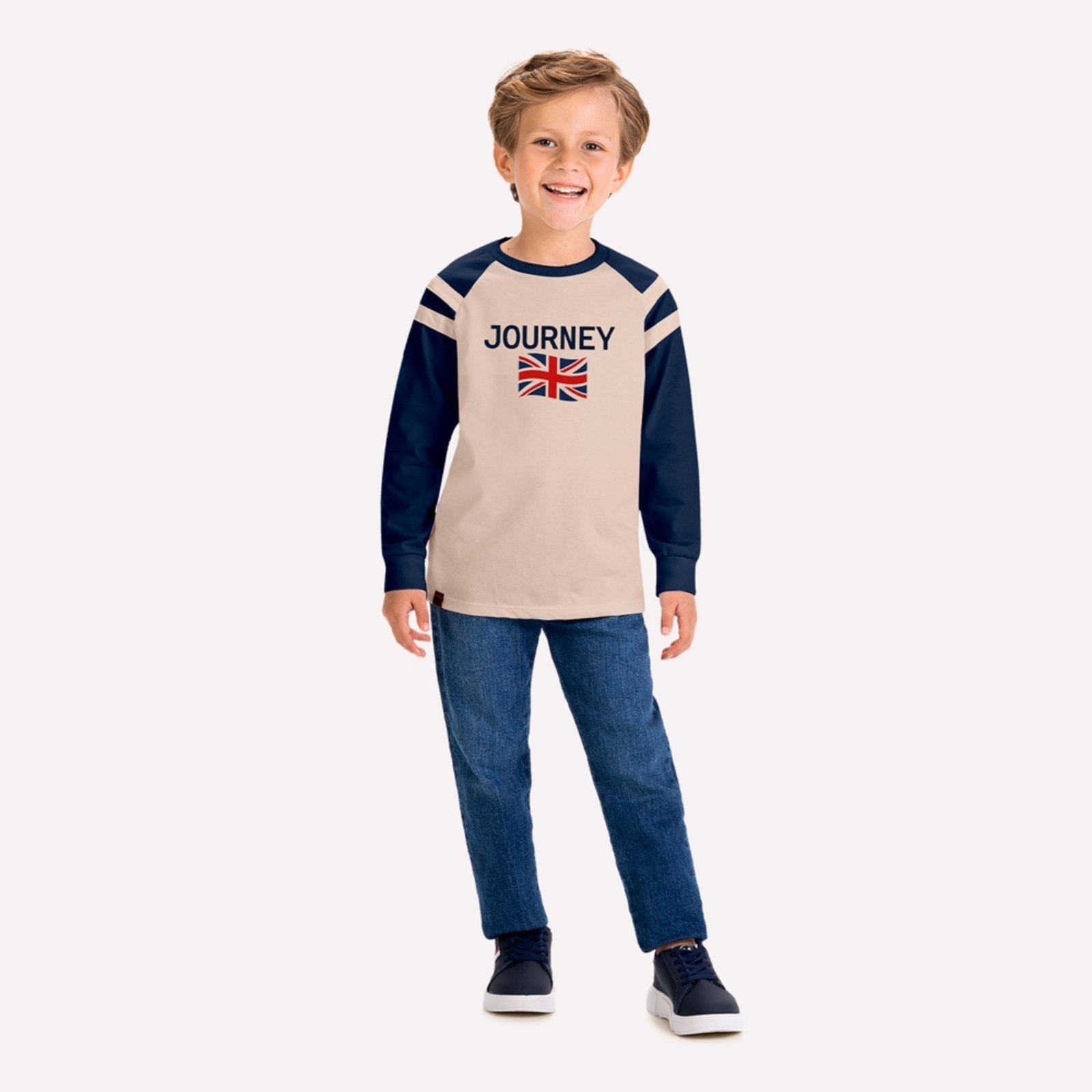 Infantil - Camiseta Menino Lettering Milon