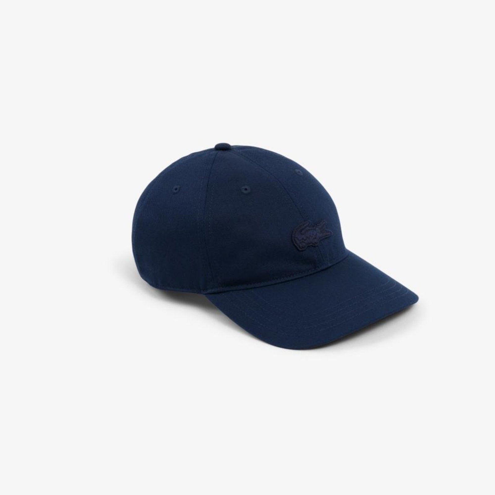 Boné Unissex Lacoste Gabardine Bordado Azul