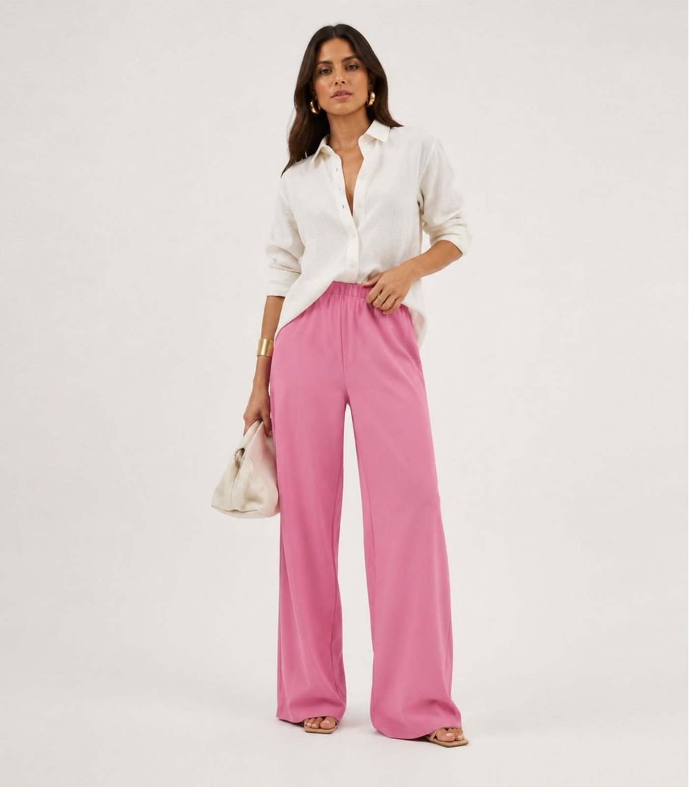 Calça Feminina Moletom Peliciado Infinita Cor Rosa