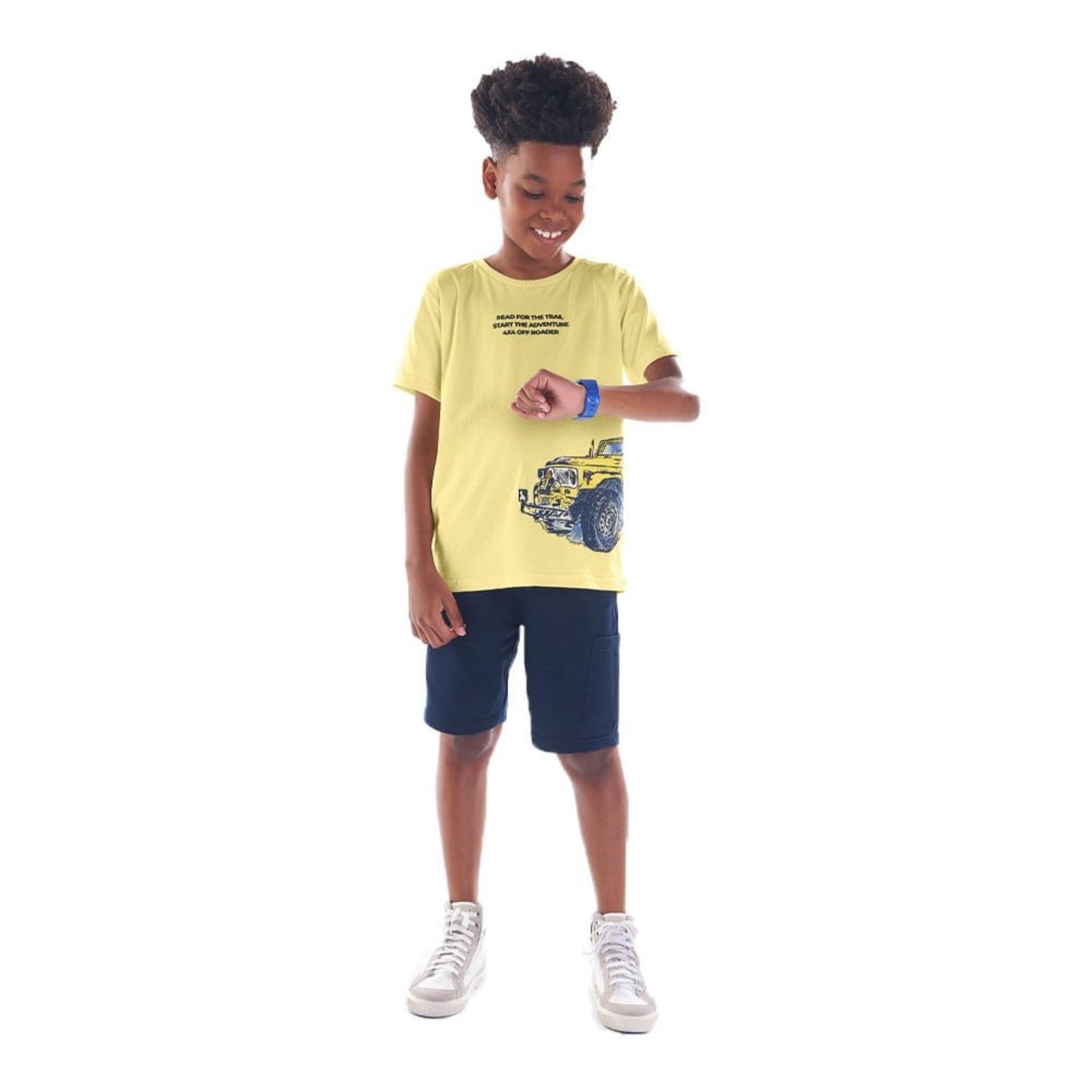 Infantil - Conjunto Menino - Amarelo - 49372-4
