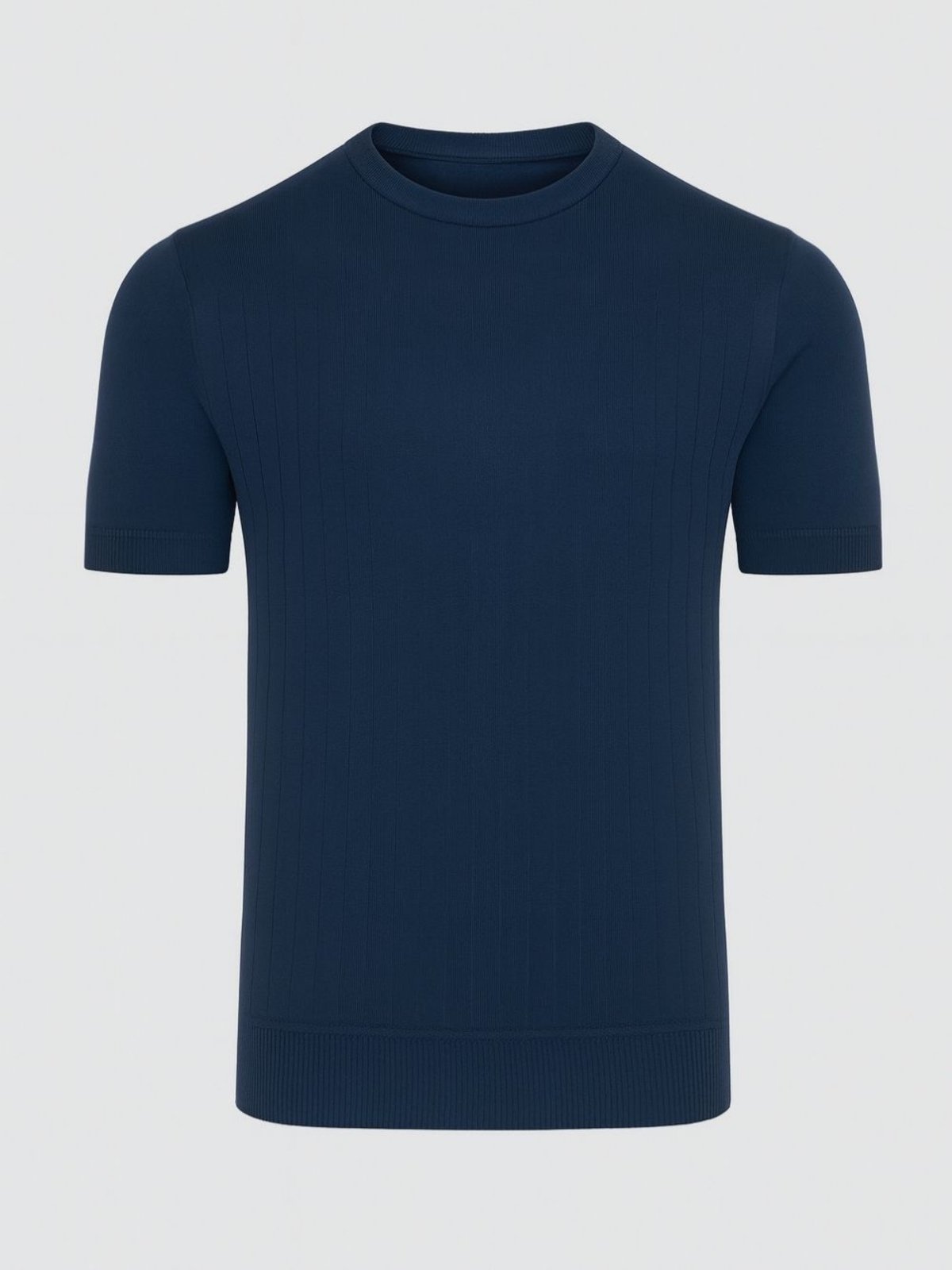 Vista 2 Camiseta Masculina Tricot Manga Curta Gola Redonda Crocker - 50039 jeans Crocker jeans