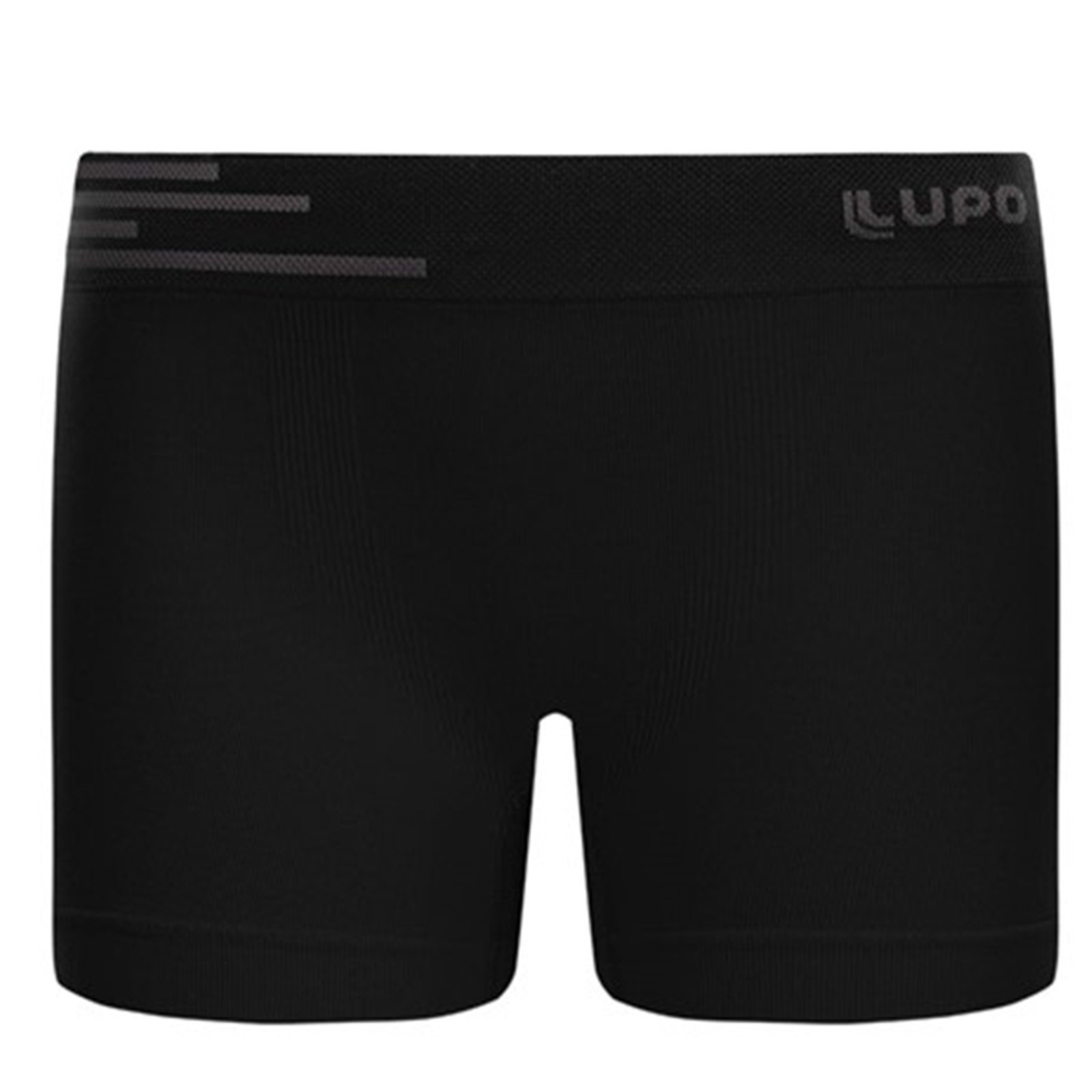Vista 2 Cueca Boxer Lupo Microfibra Ajuste Anatômico 00132 preto Lupo preto