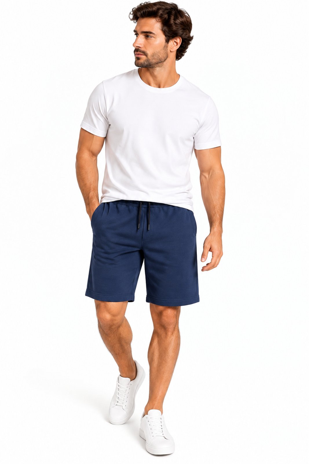 Bermuda Masculina Molecotton D Bell Outlet Fashion Azul marinho