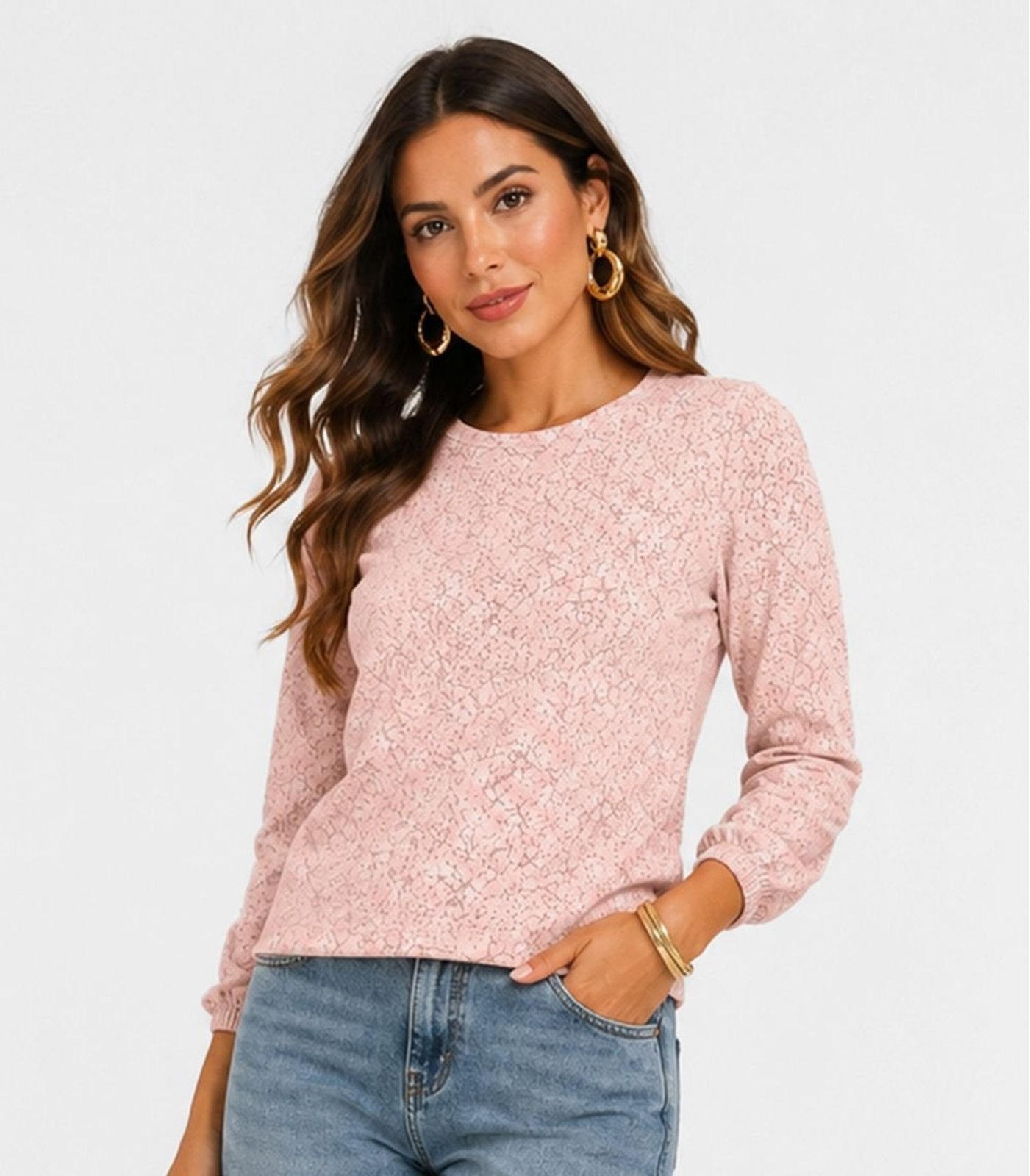 Blusão Feminino Em Tecido Aspen Infinita Cor Rosa