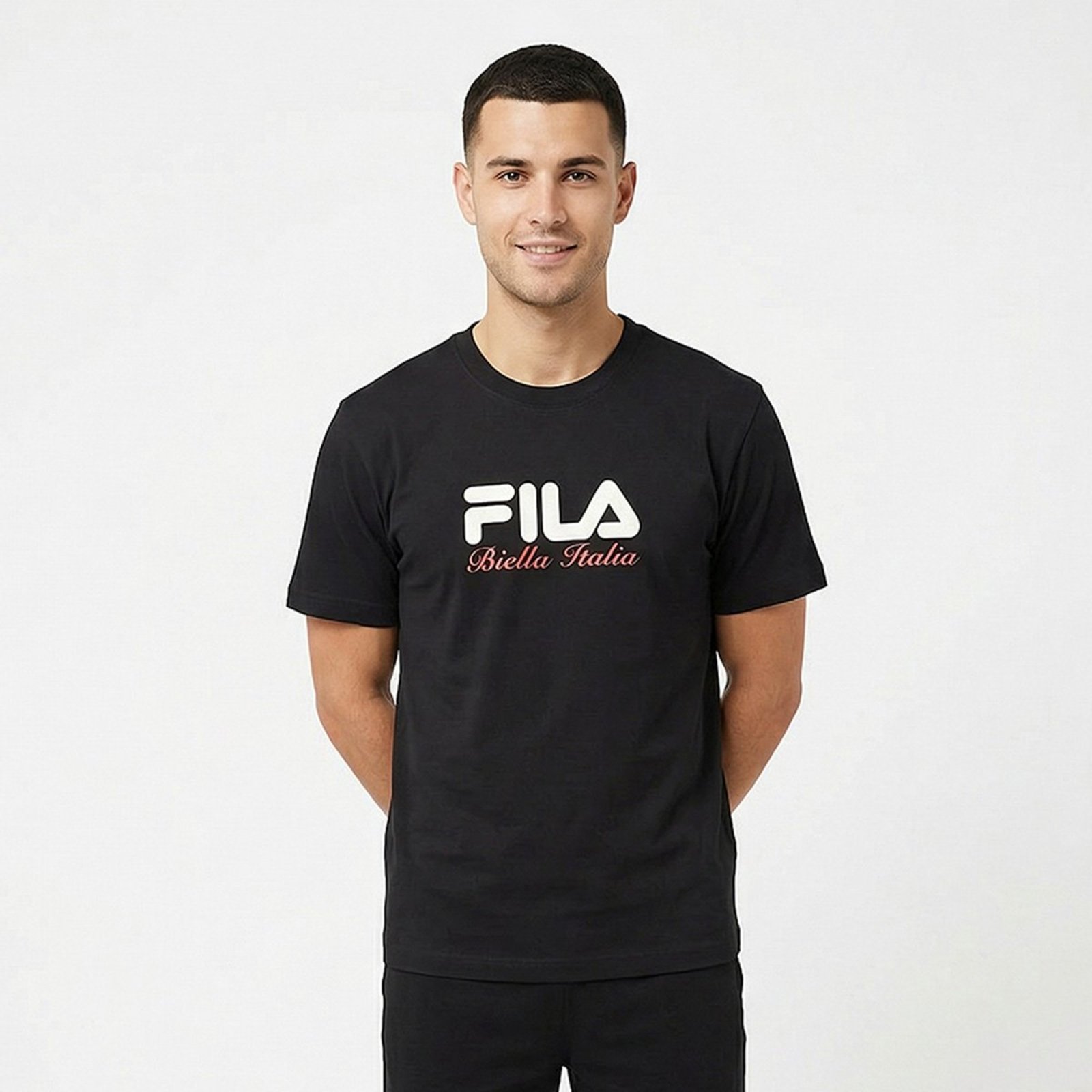 Camiseta Fila Comfort Biella Graphic Preta