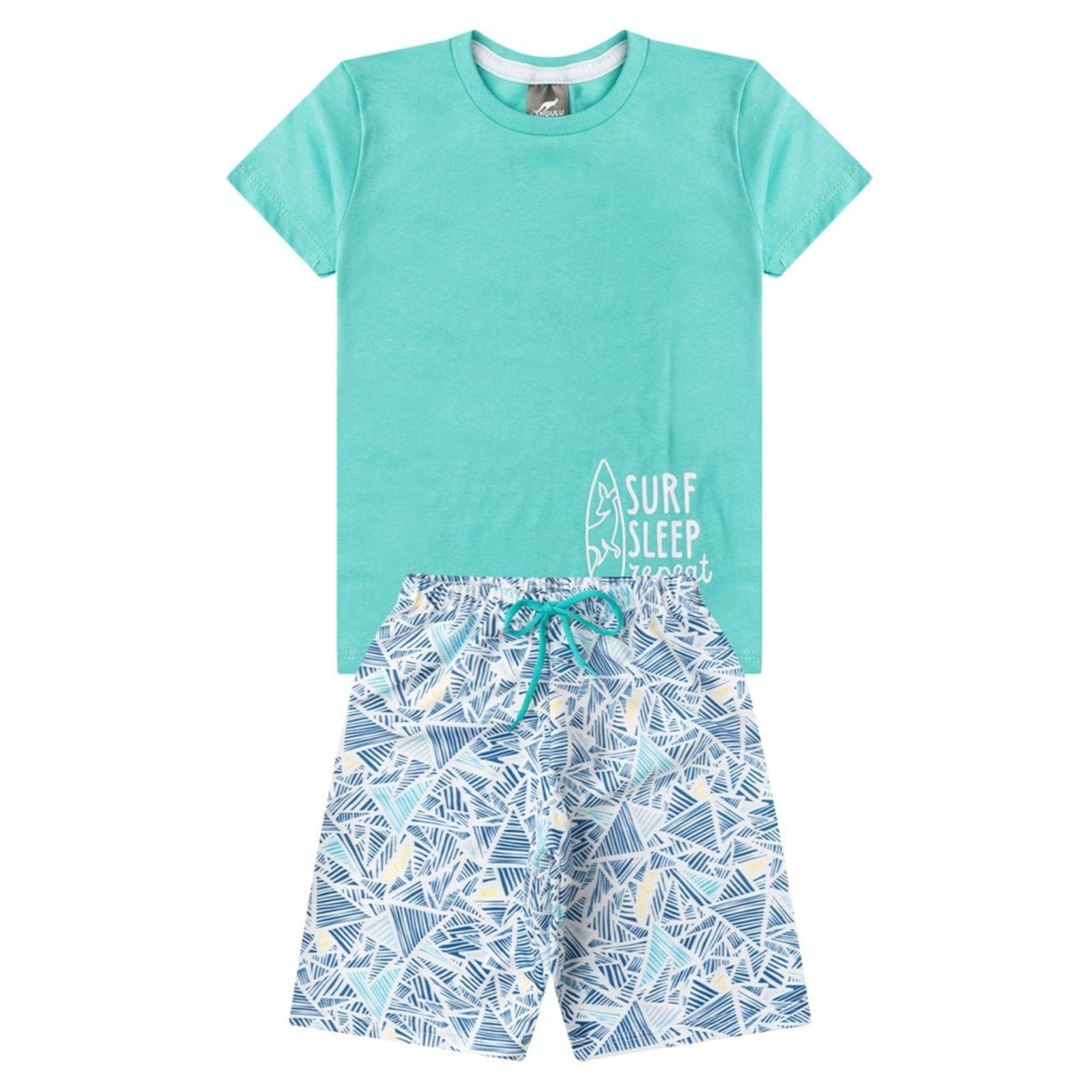 Infantil - Conjunto Menino Verão Surf Sleep Kangulu