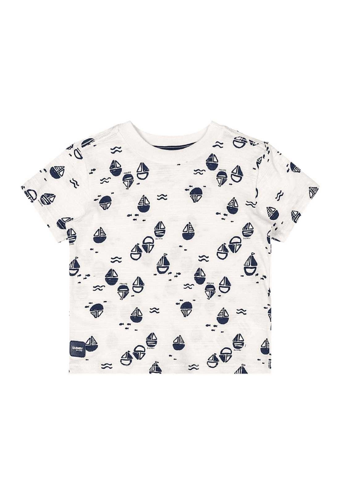 Vista 3 Infantil - Camiseta para Menino Quimby verde Quimby verde
