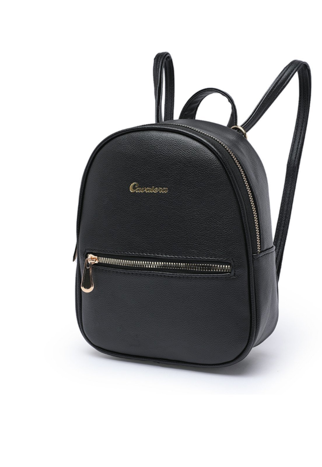 Vista 3 Mochila Cavalera Feminina Bolsa Antifurto Passeio Trabalho Resistente Mini bag preto Cavalera preto