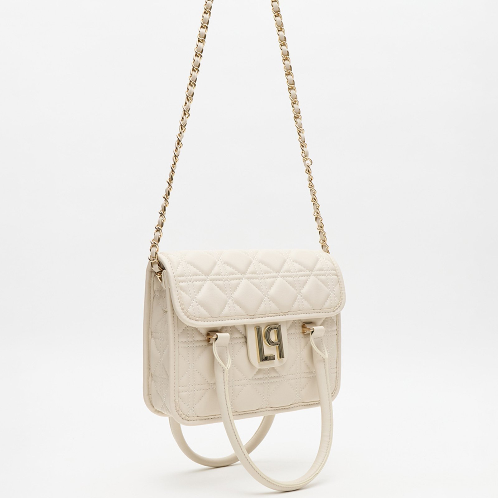 Vista 3 Bolsa Tote Lança Perfume Matelasse Ou26 Off White Feminino amarelo white amarelo white