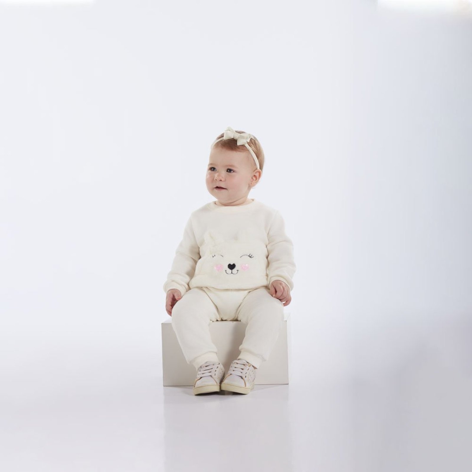 Infantil - Conjunto Menina - Bege - 52628-1271