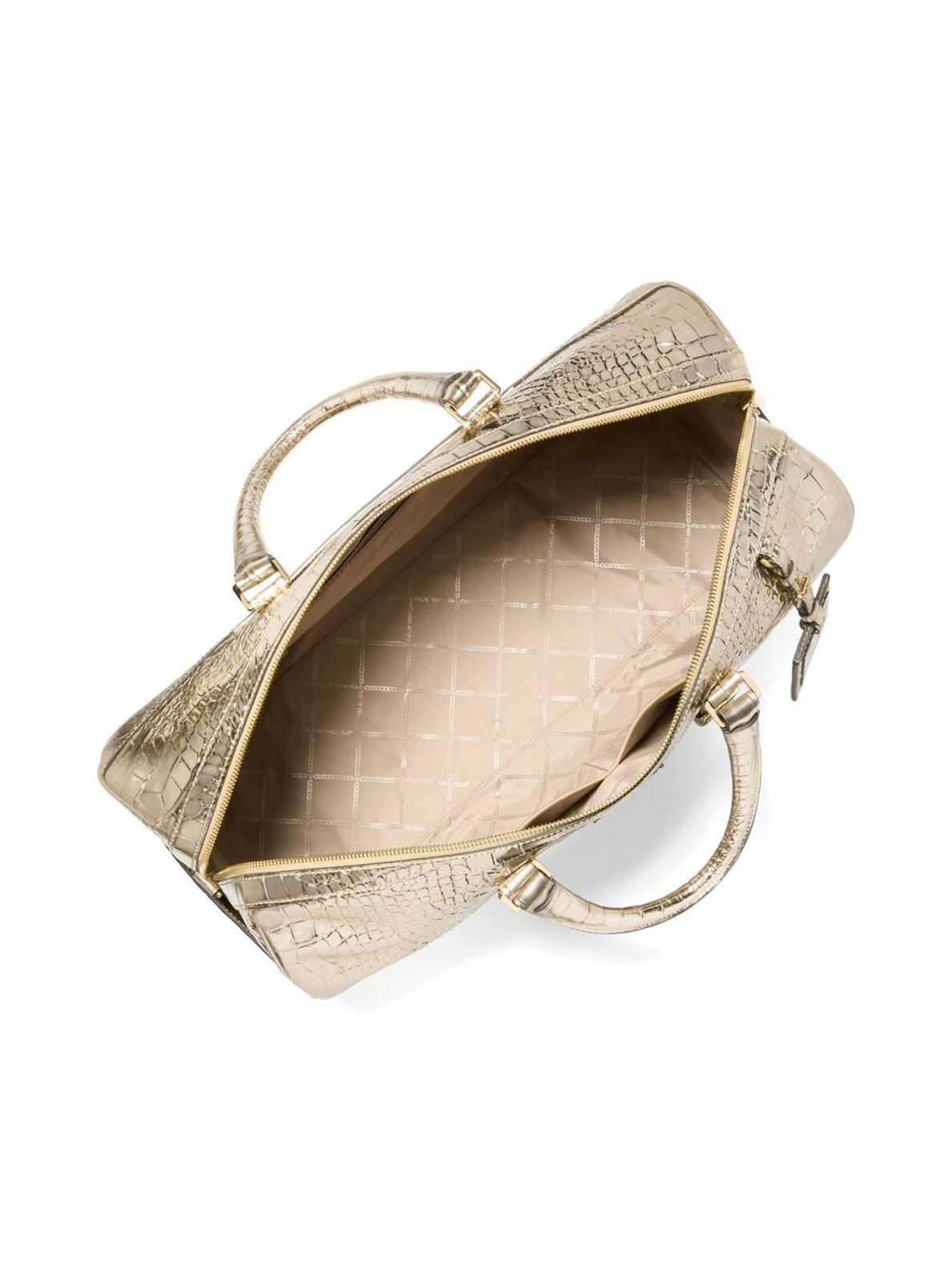 Vista 3 Bolsa De Viagem Bedford Grande De Couro 30F4g07u4k740 dourado dourado