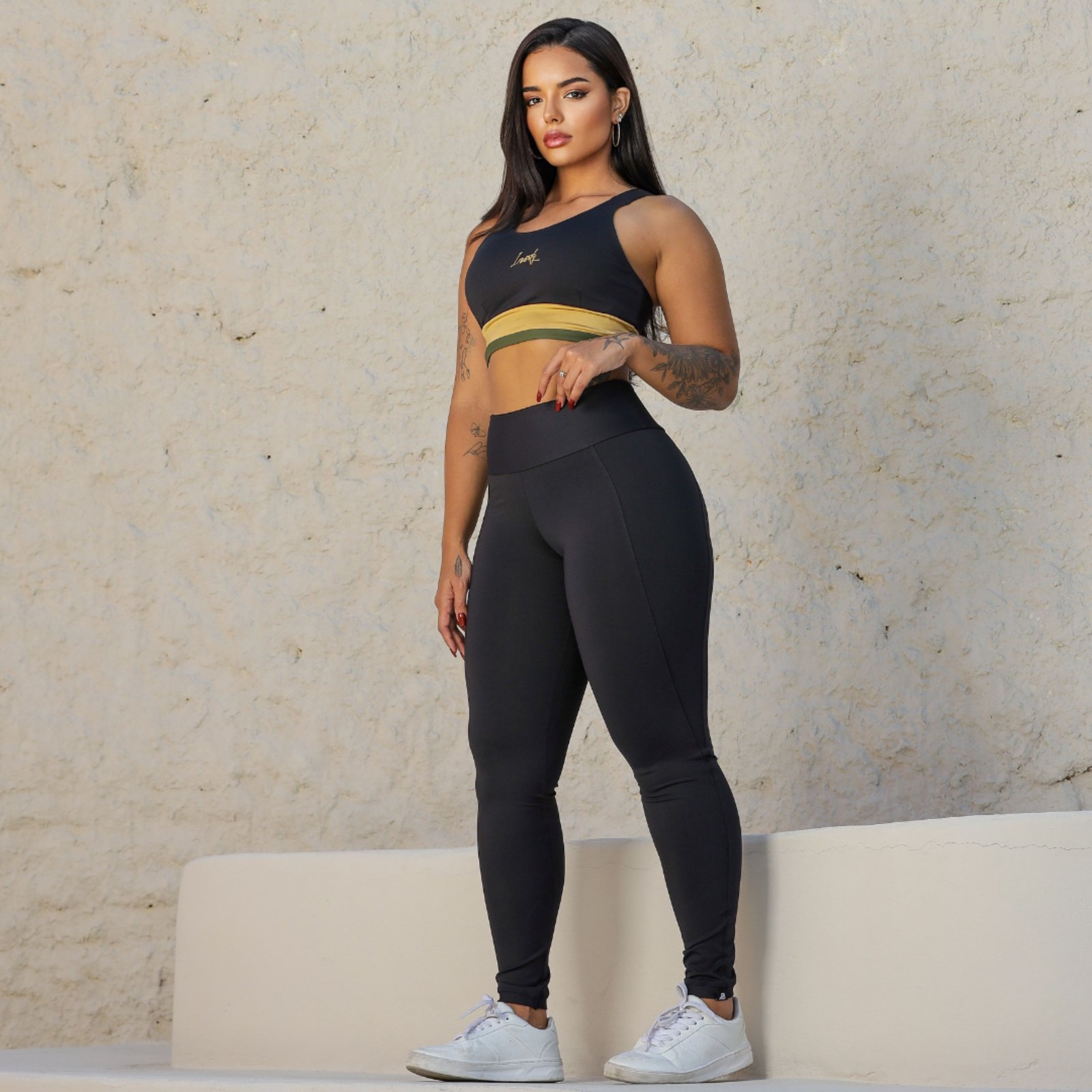 Calça Legging Suplex Insanity Feminina Libre Preto
