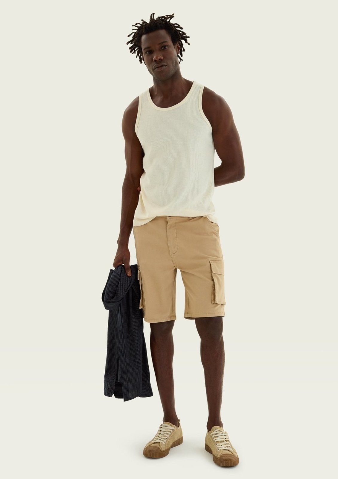 Bermuda Masculina Cargo Em Sarja Hering