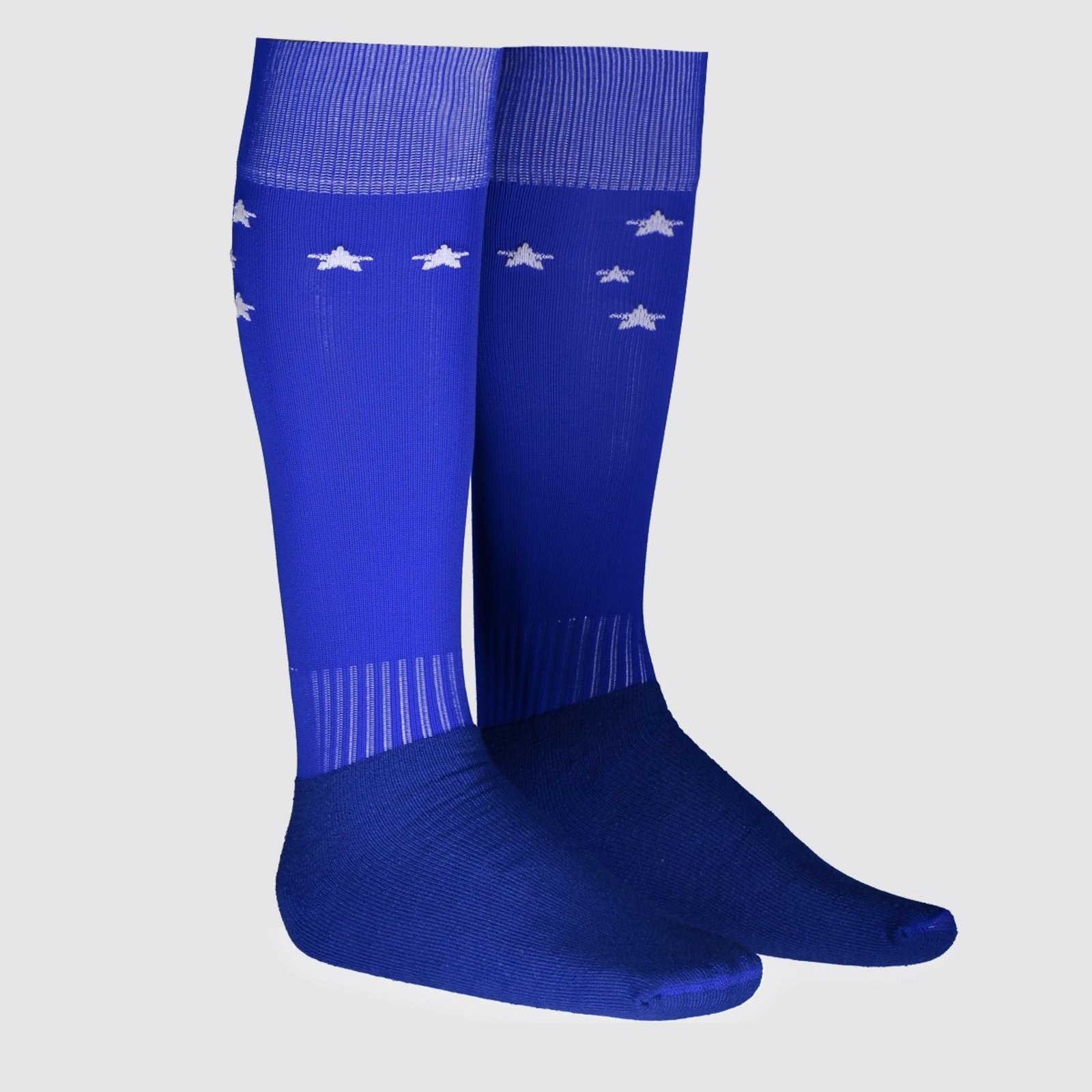 Meião Cruzeiro Juvenil Azul e Branco