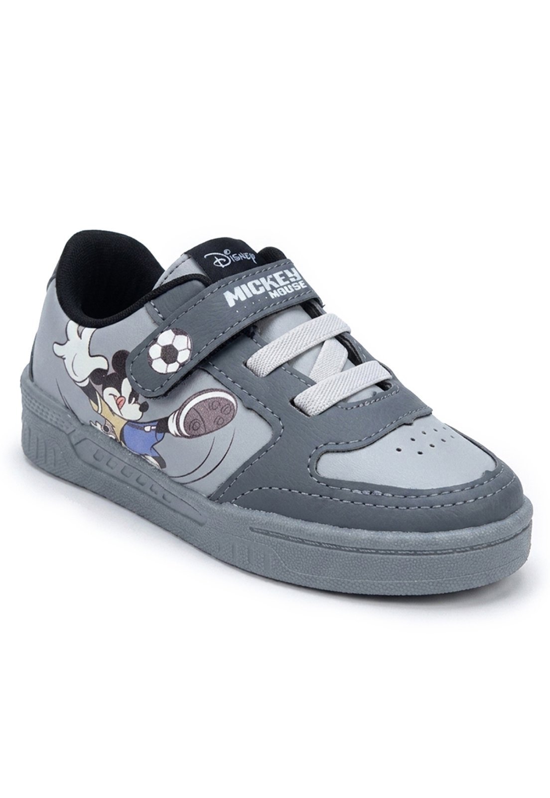 Infantil - Tênis Disney Mickey Mouse Menino Futebol Original Calce Fácil