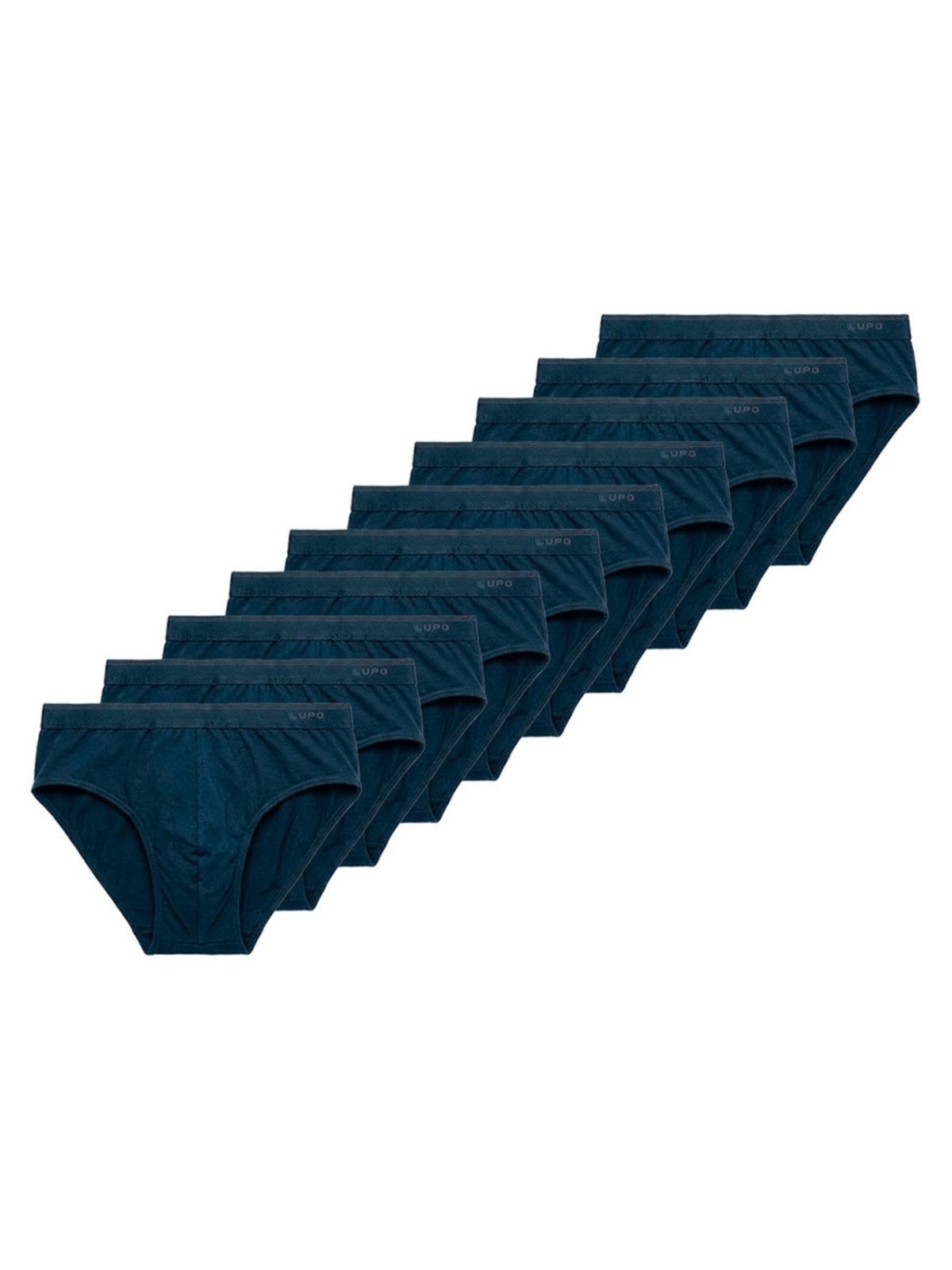 Kit com 10 Cuecas Slip Lupo 485-003