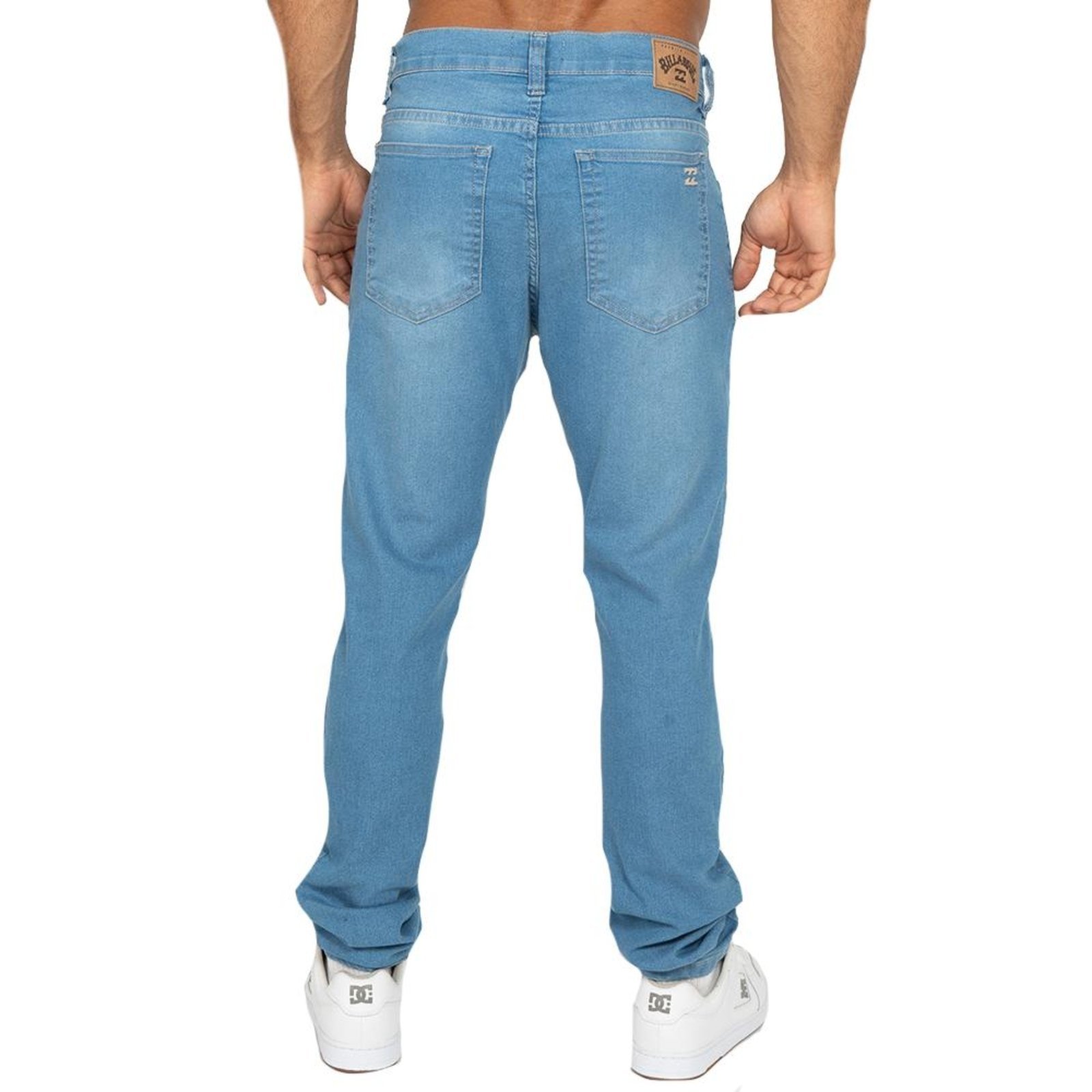 Vista 3 Calça Billabong Jeams 73 Light Blue SM26 Masculina Azul azul blue Billabong azul blue