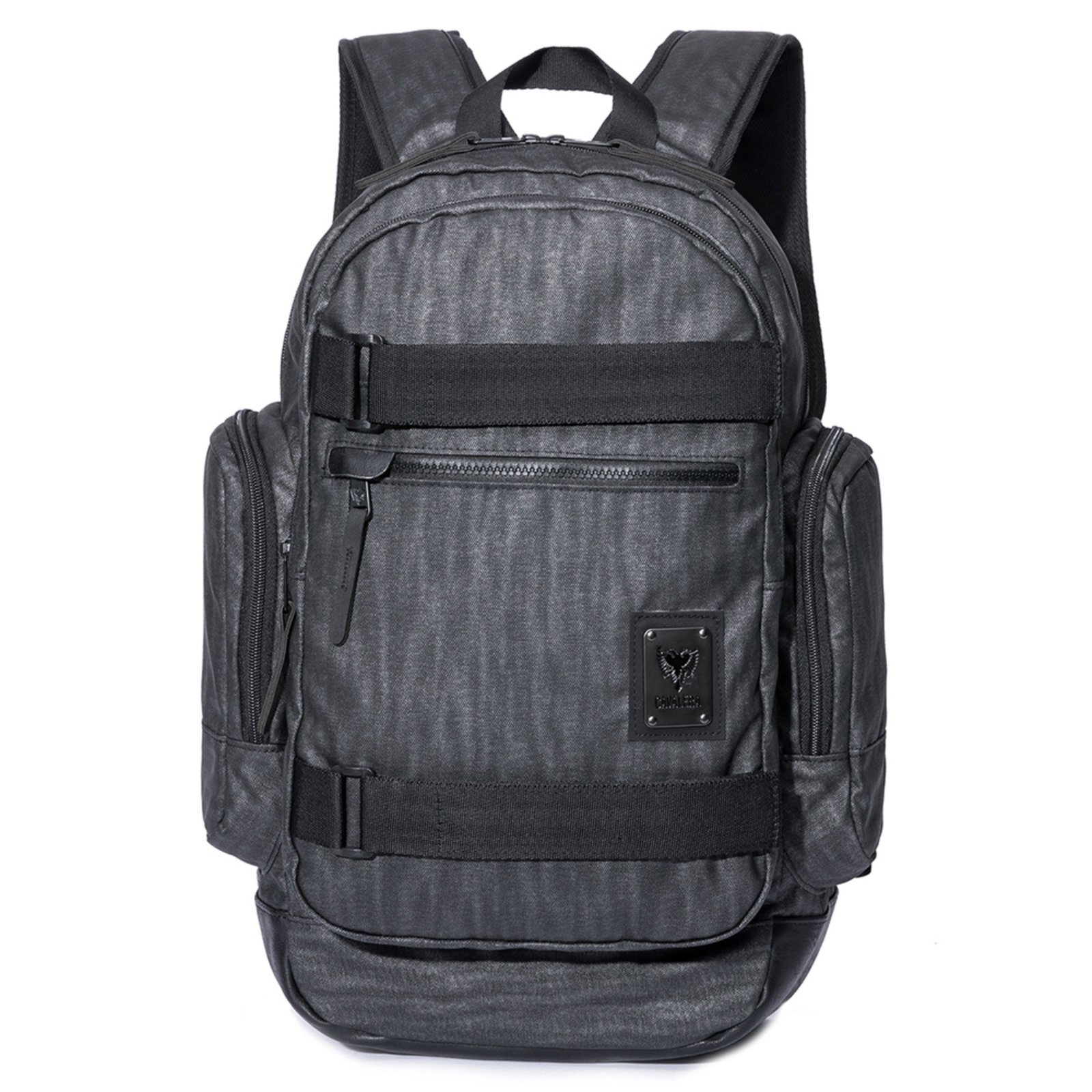 Mochila Street Resistente Cinza Lifestyle P.U 100% Poliéster Envernizado