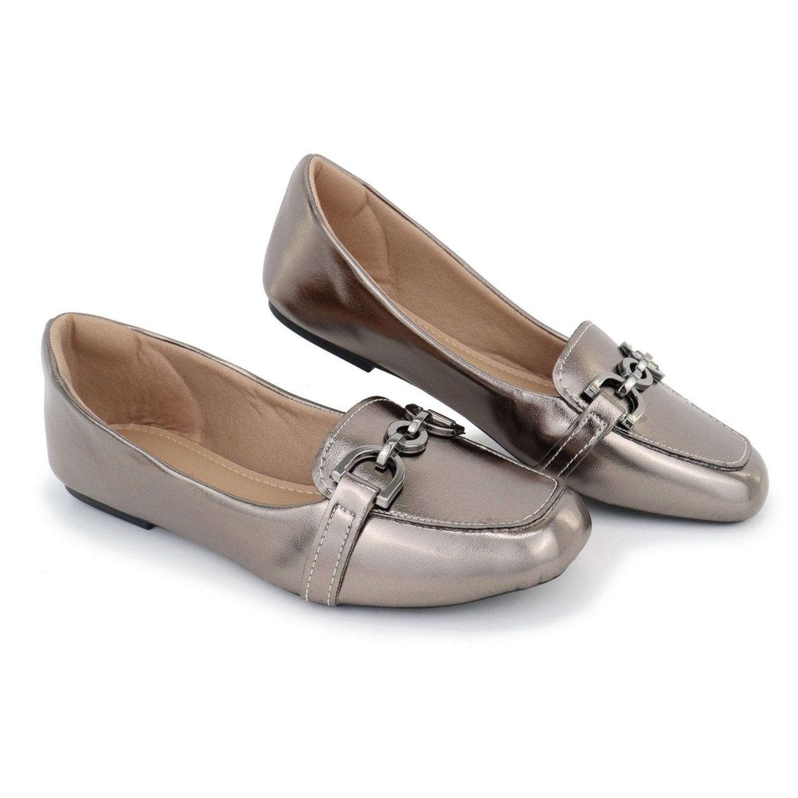 Sapatilha Mocassim Feminina Ônix Confortável Sapatos Feminina Elegante