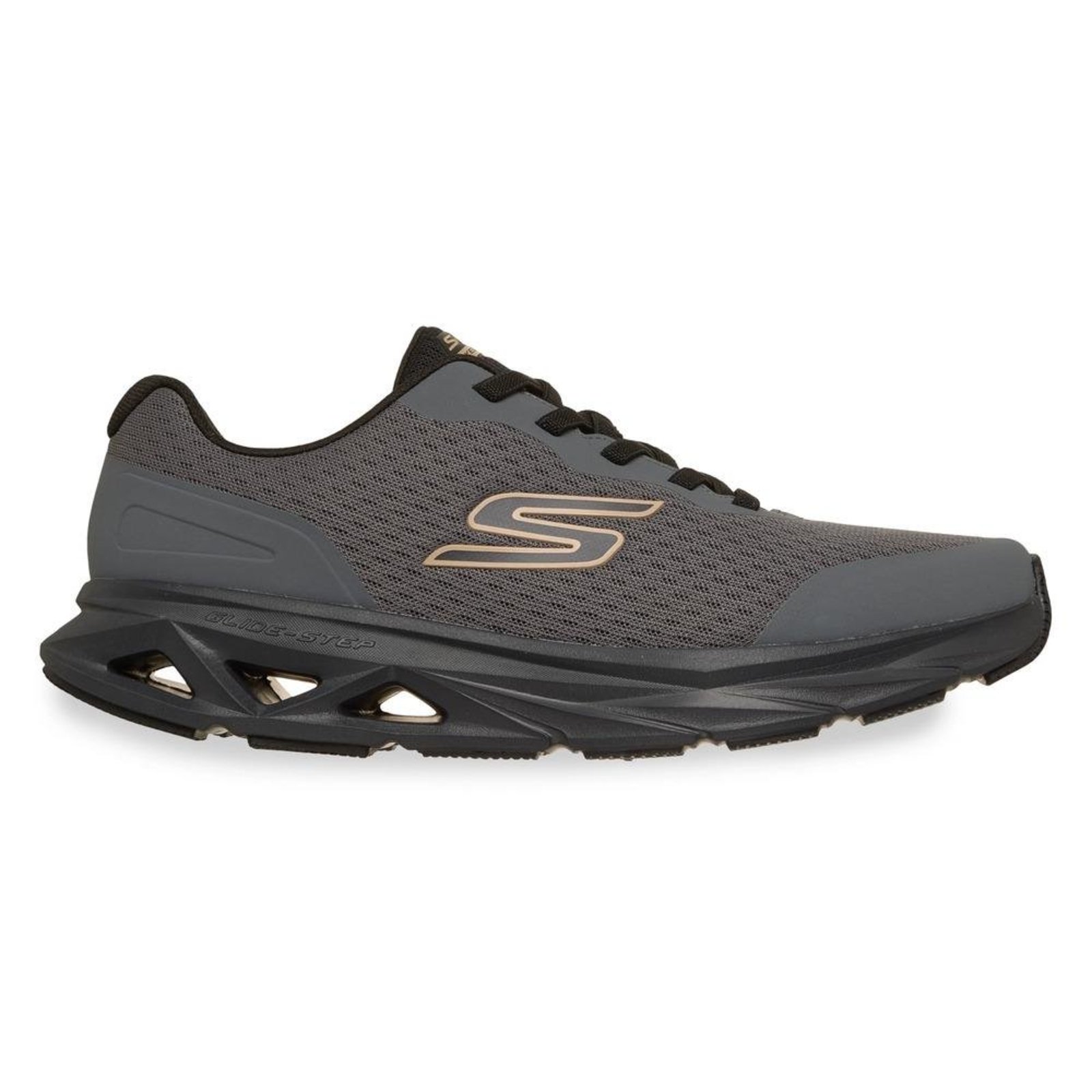 Tênis de Corrida Skechers Glide-Step Vortex Avalin Cinza
