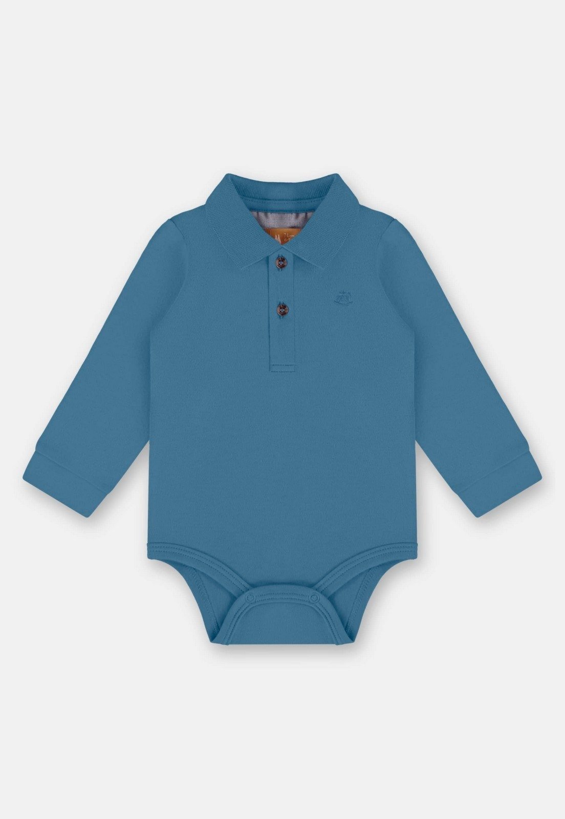 Infantil – Body Polo para Menino em Suedine Up Baby Azul