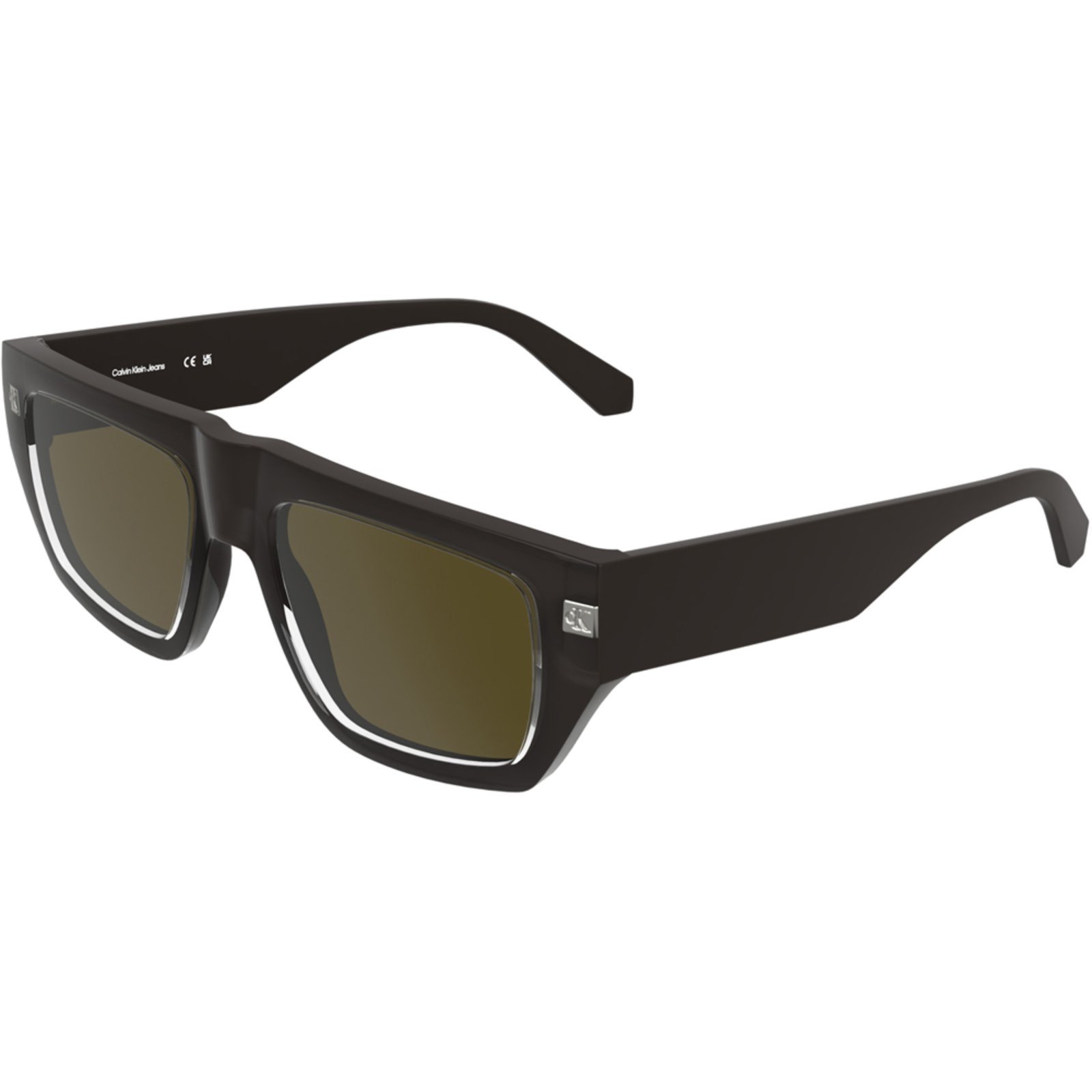 Óculos de Sol Calvin Klein Jeans 25619S 210 Marrom Masculino