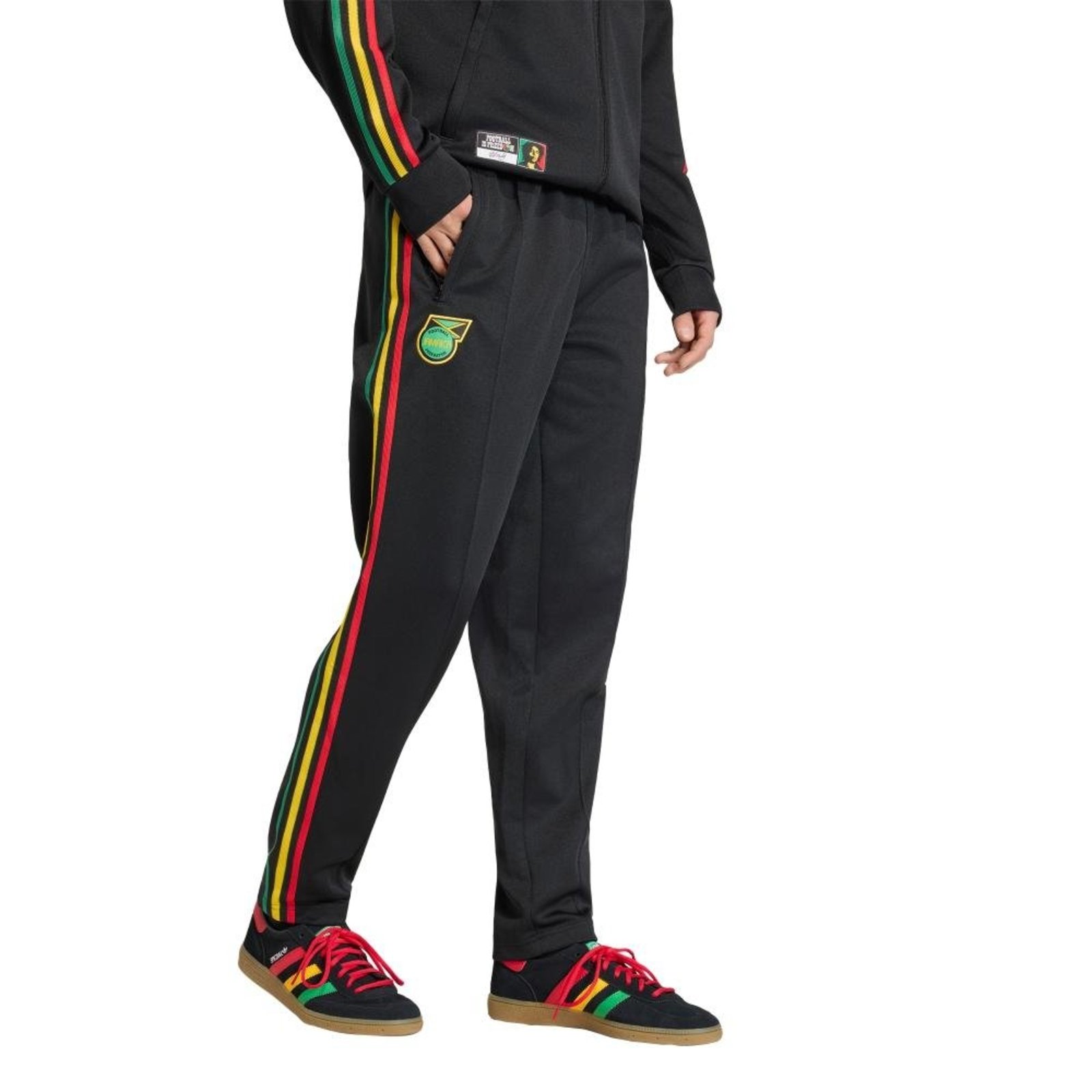 Calça Esportiva Originals Jamaica x Bob Marley Preto