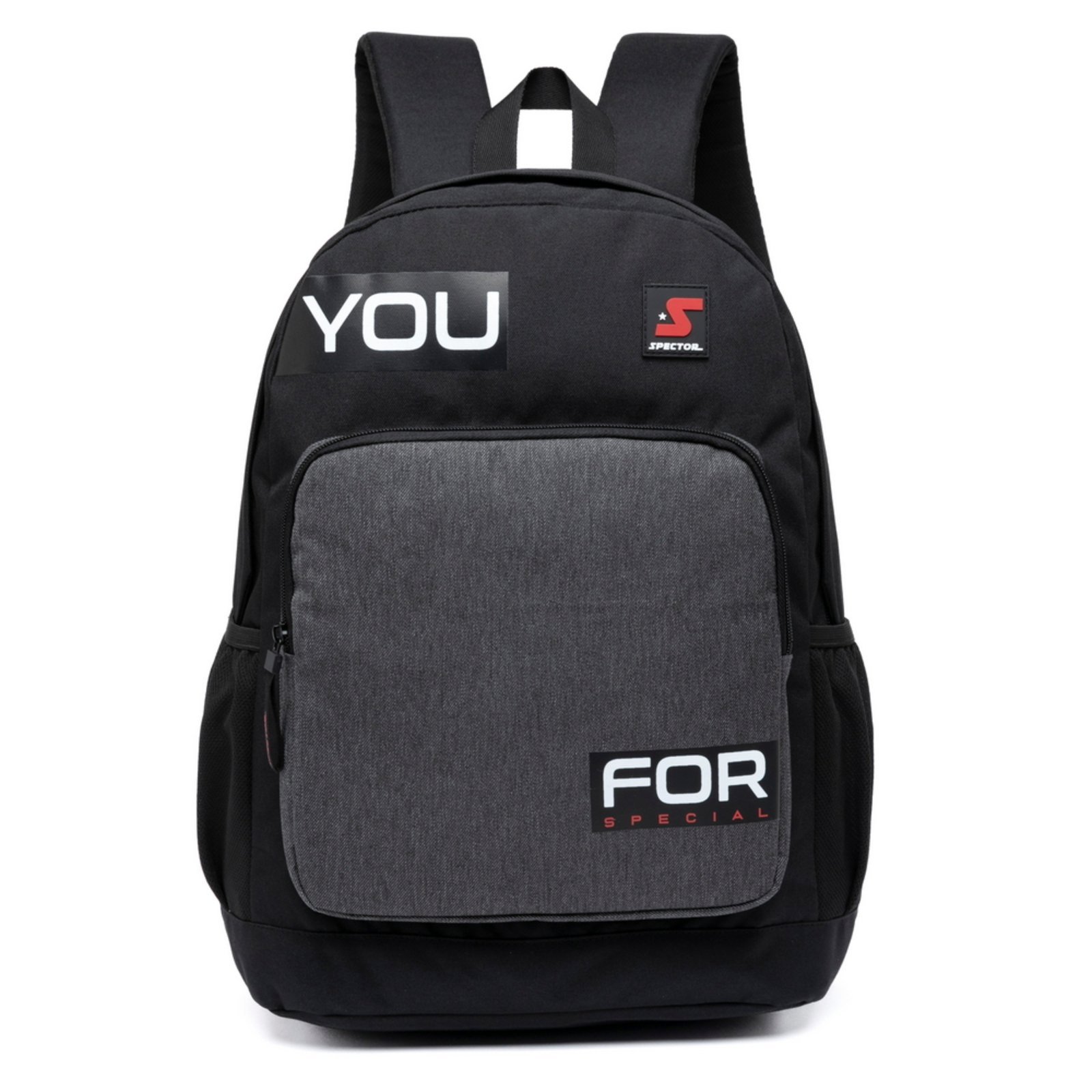Infantil - Mochila Masculina Spector Preta Resistente Espaçosa