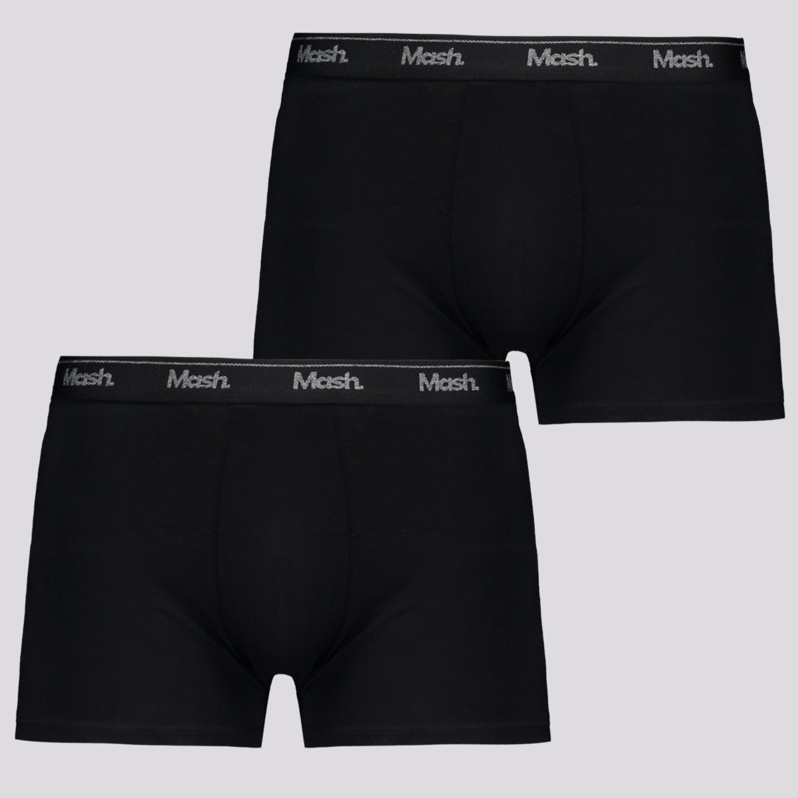 Kit 2 Cuecas Boxer Mash Cotton Preta