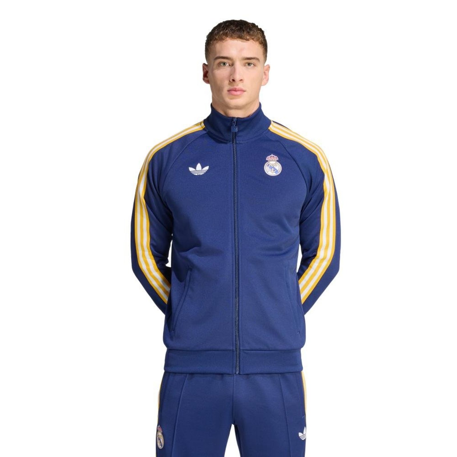 Jaqueta Originals Real Madrid adidas Performance Azul