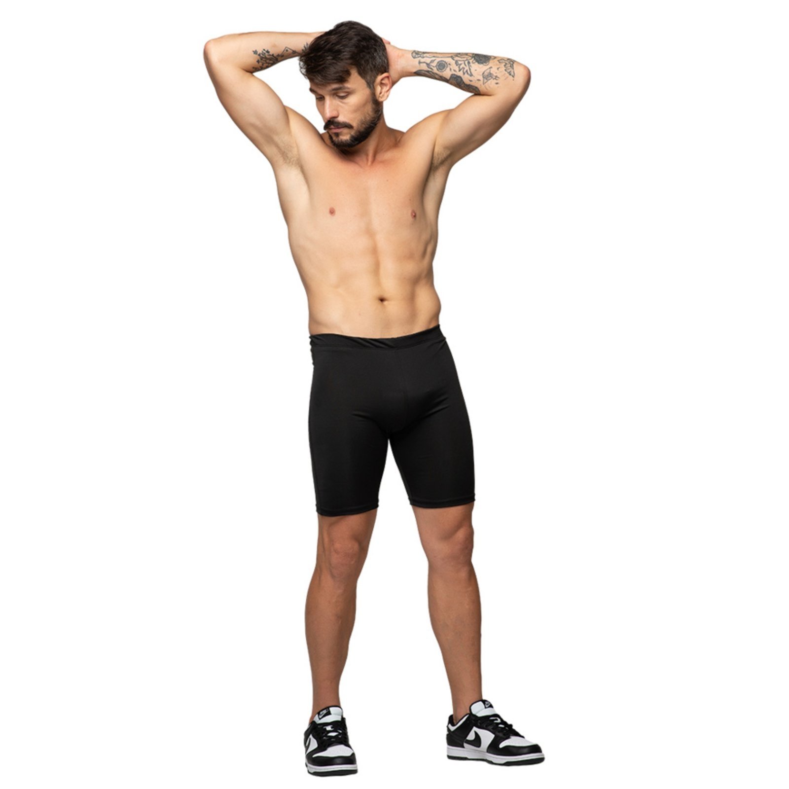 Short Ciclista Térmico Segunda Pele Fristyle Masculino Adulto Preto