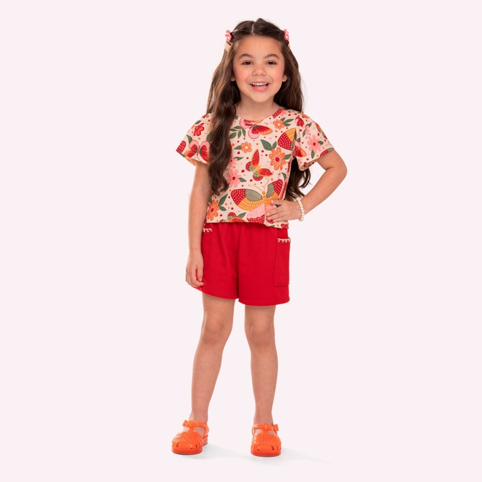 Infantil - Conjunto Menina Borboletas Nanai