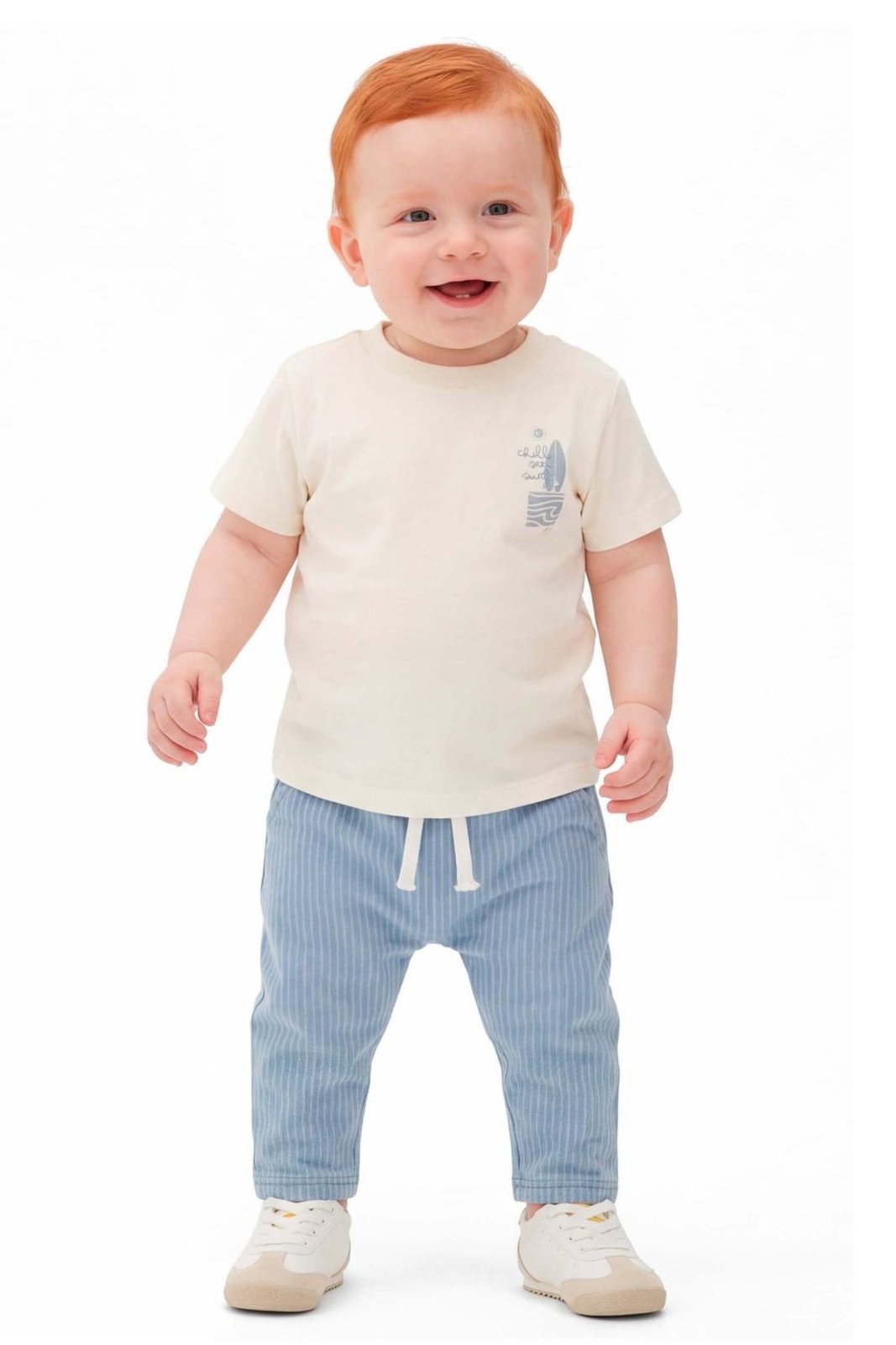 Infantil - Conjunto Menino Bordado Surf Colorittá Azul