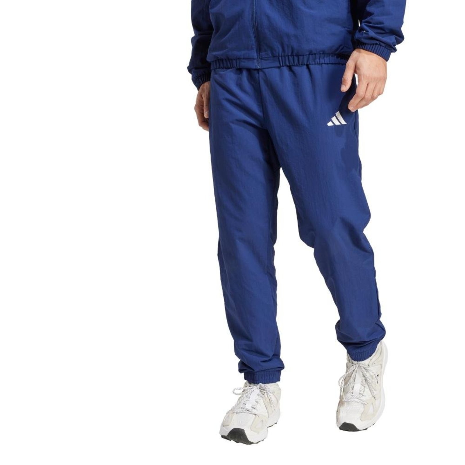 Calça Malha Essential Logotipo Pequeno adidas Sportswear Azul