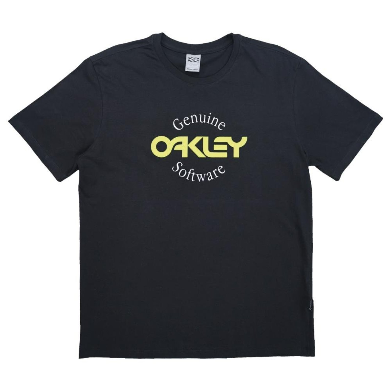 Camiseta Oakley B1B Software Logo SS Tee Blackout - Blackout - G Preto