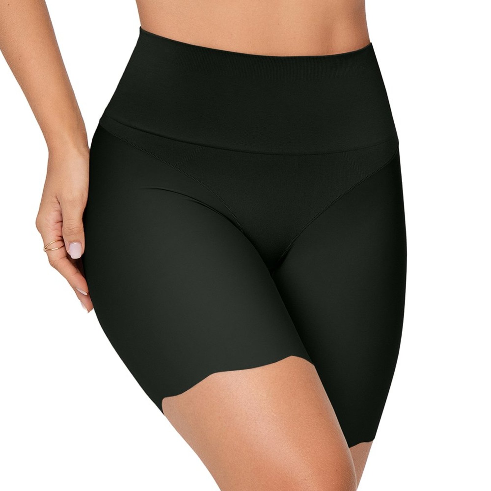 Bermuda Modeladora Invisible Laser Preta
