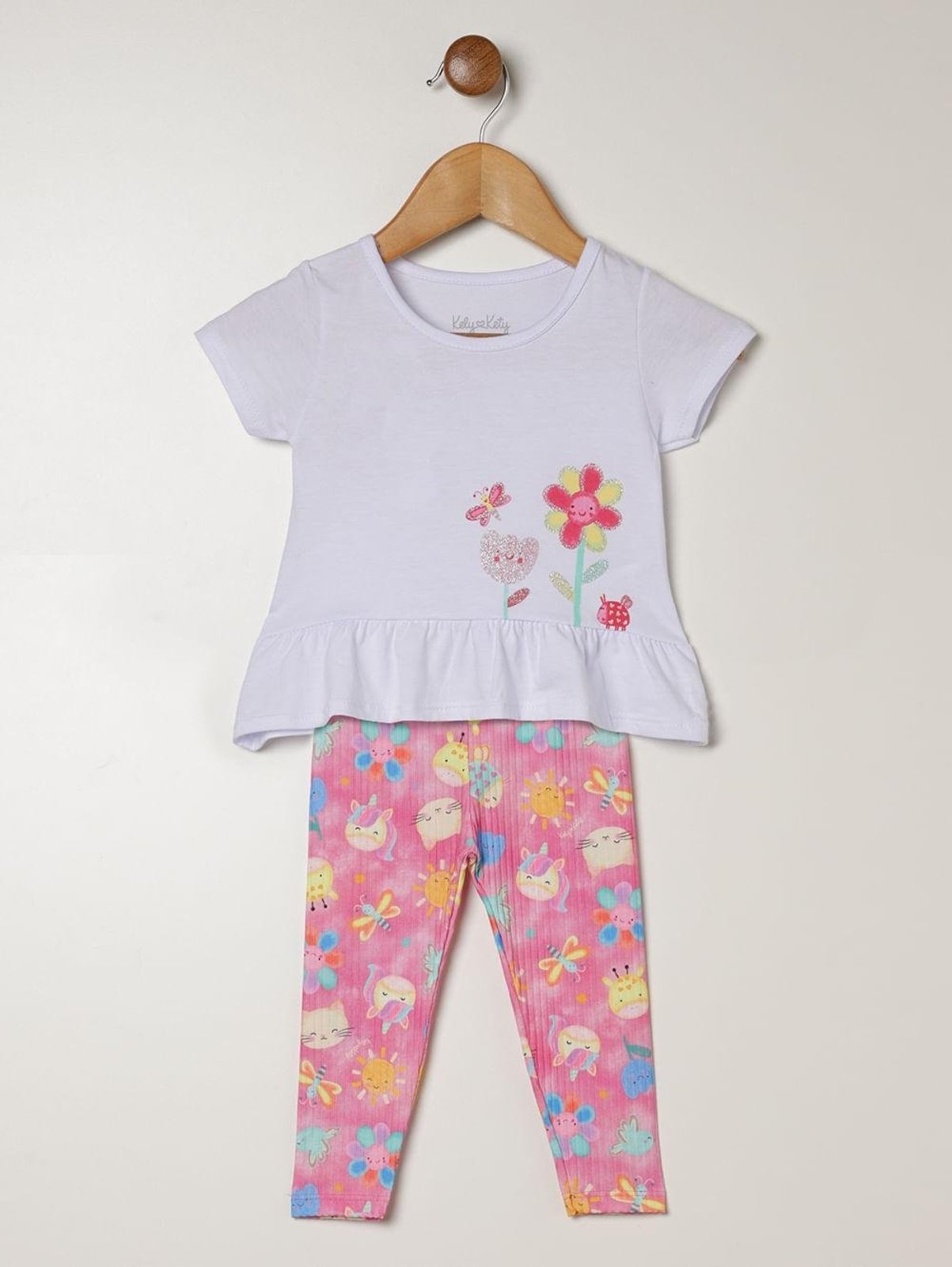 Infantil - Conjunto Longo Para - BRANCO