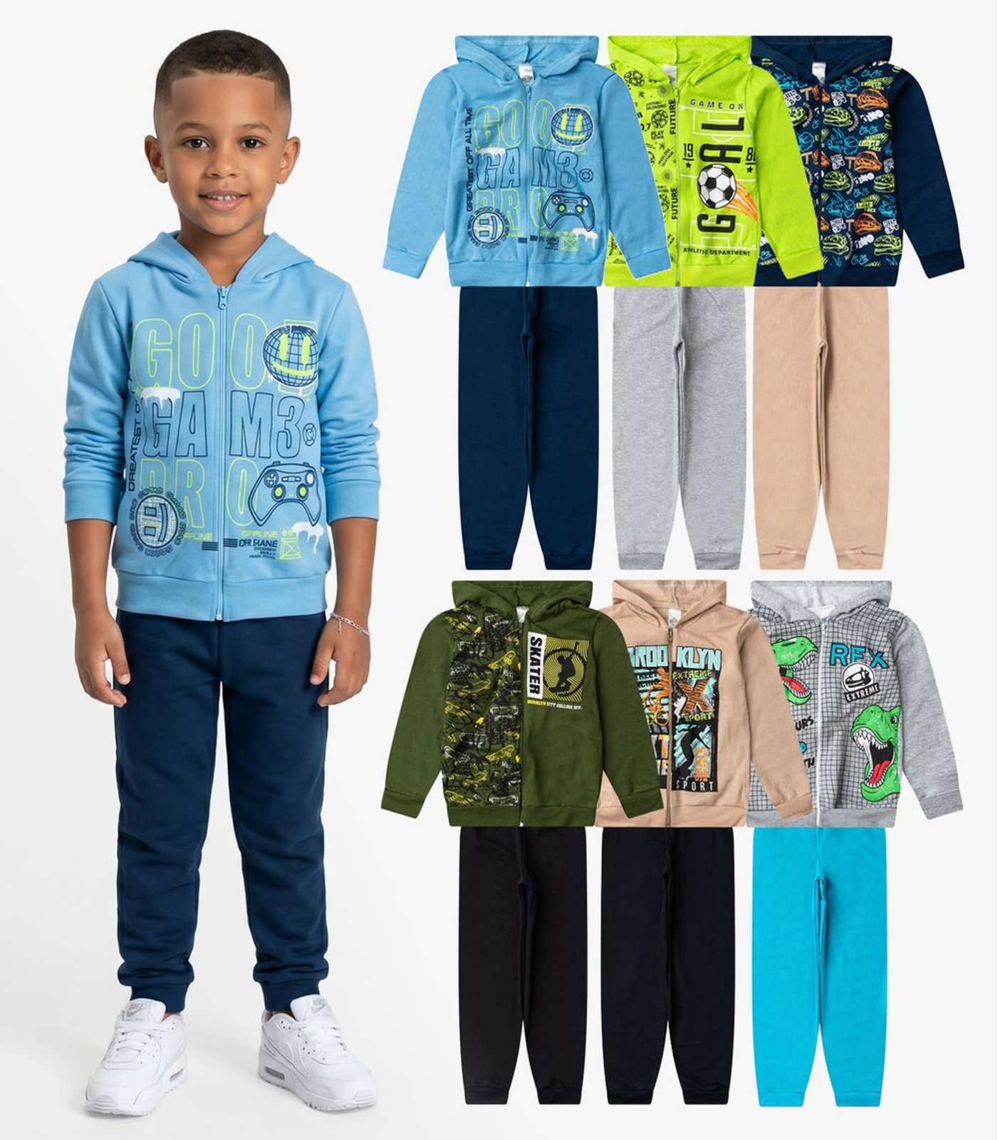 Infantil - Conjunto Menino Moletom E Calça Sortido Select Sortida
