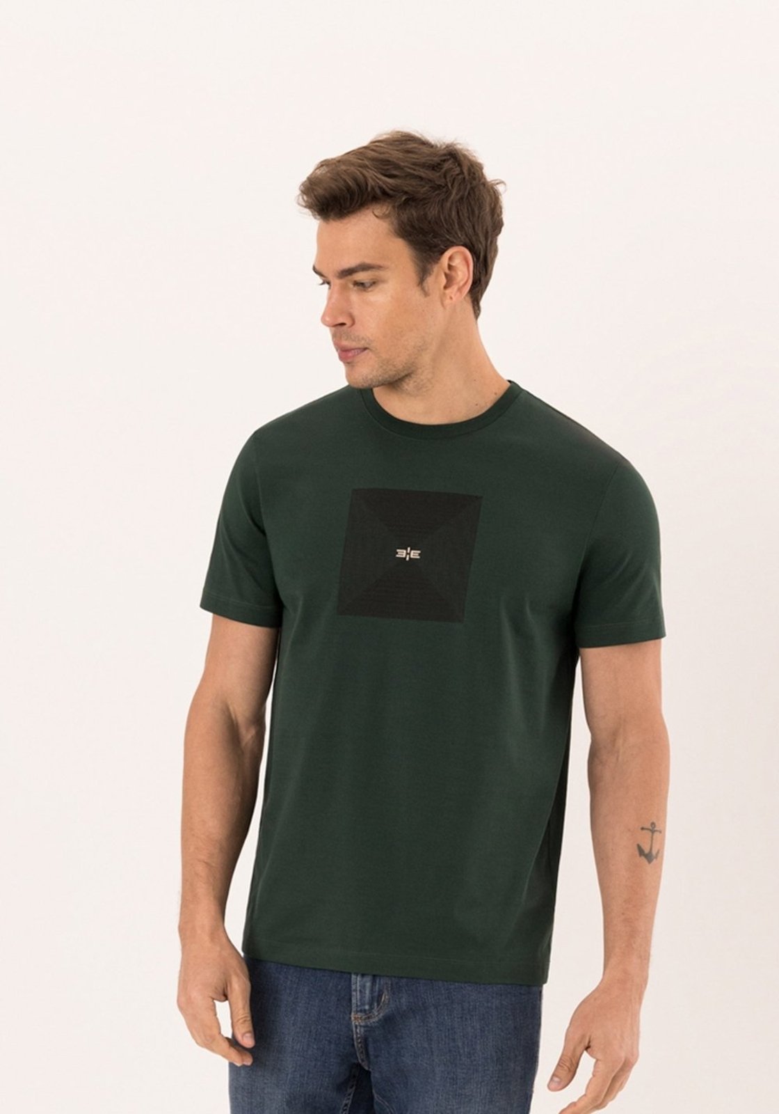 Camiseta Com Estampa Em Malha Cotton