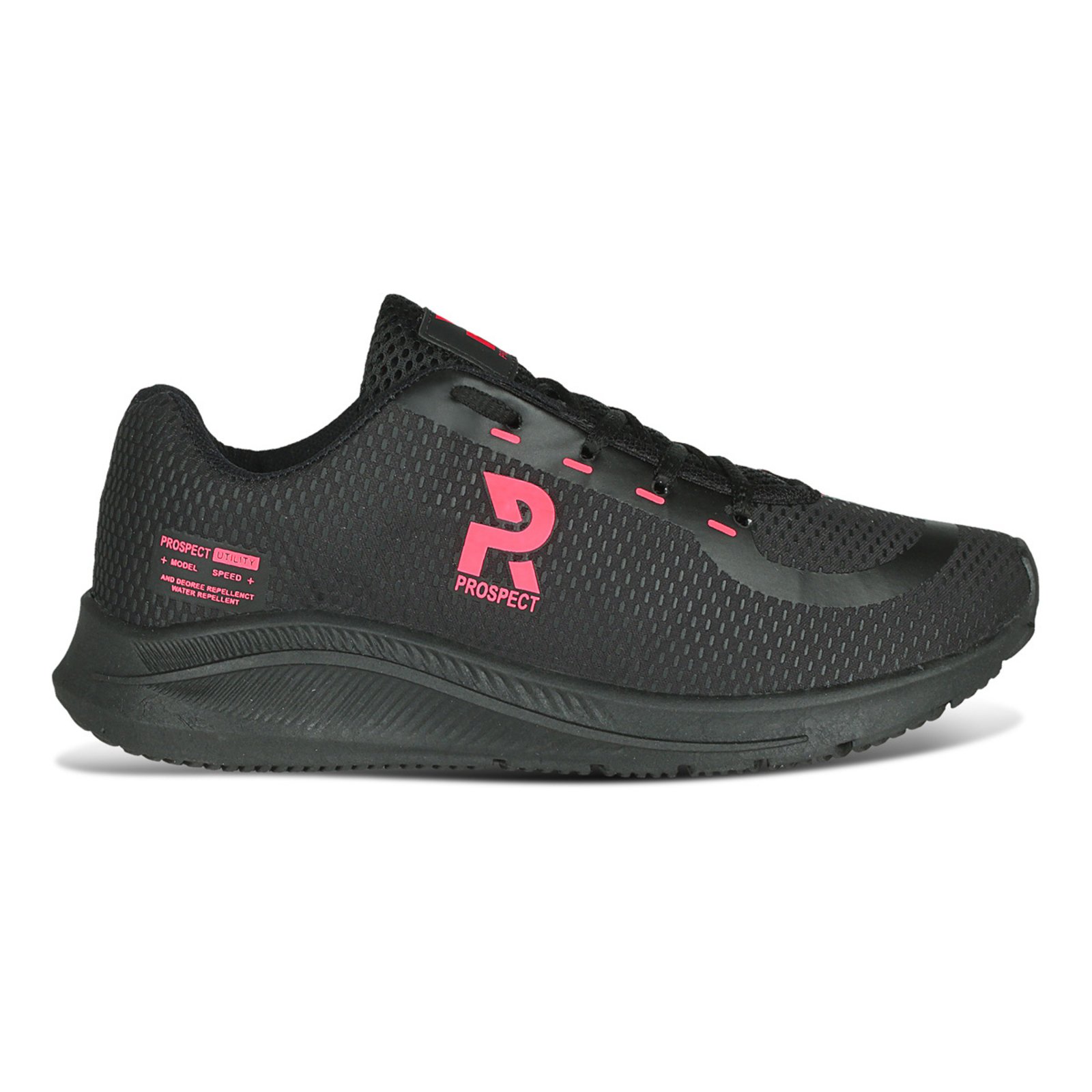 Vista 2 Tênis Feminino Prospect Speed Academia Treino Running Rosa preto/rosa rosa preto/rosa rosa