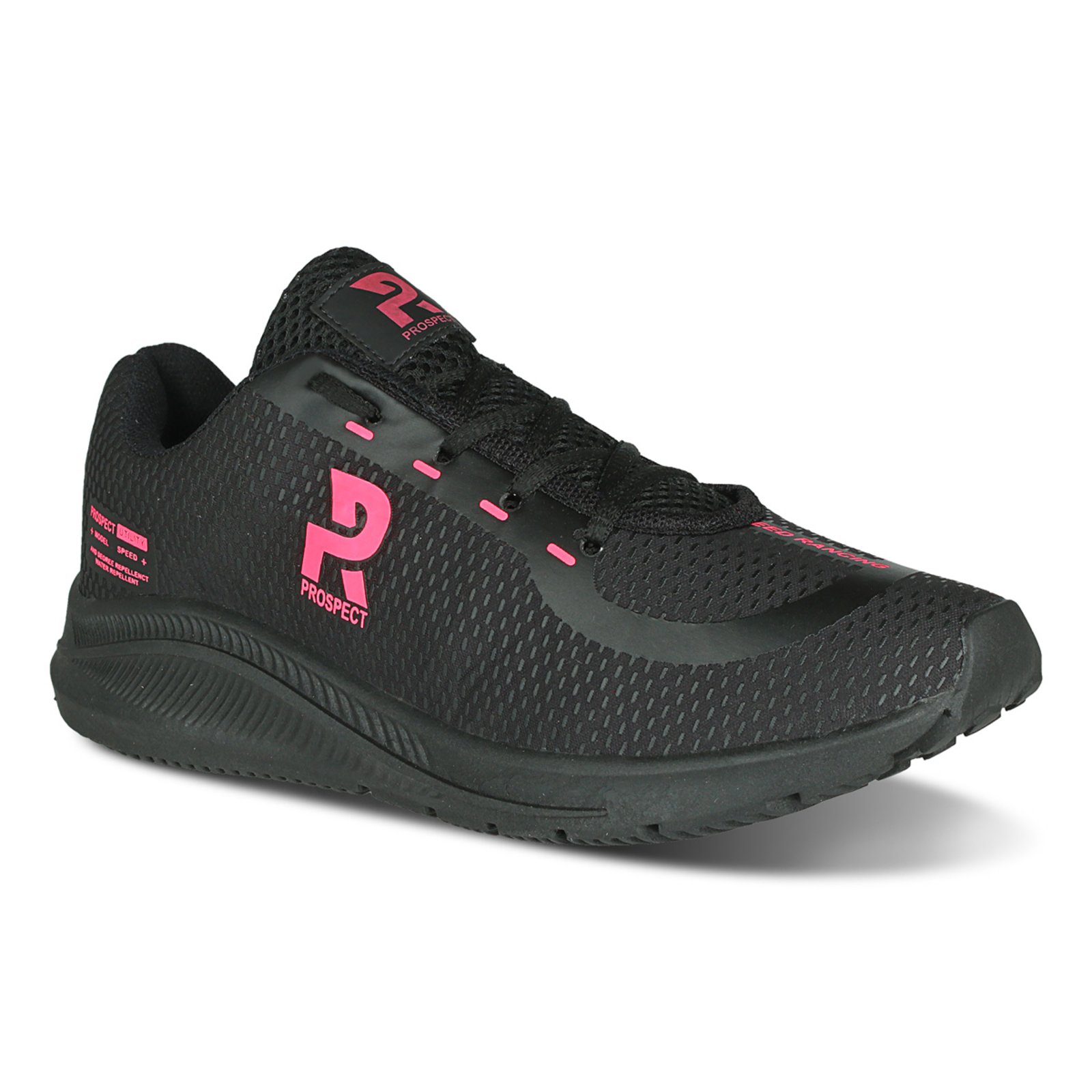 Vista 3 Tênis Feminino Prospect Speed Academia Treino Running Rosa preto/rosa rosa preto/rosa rosa