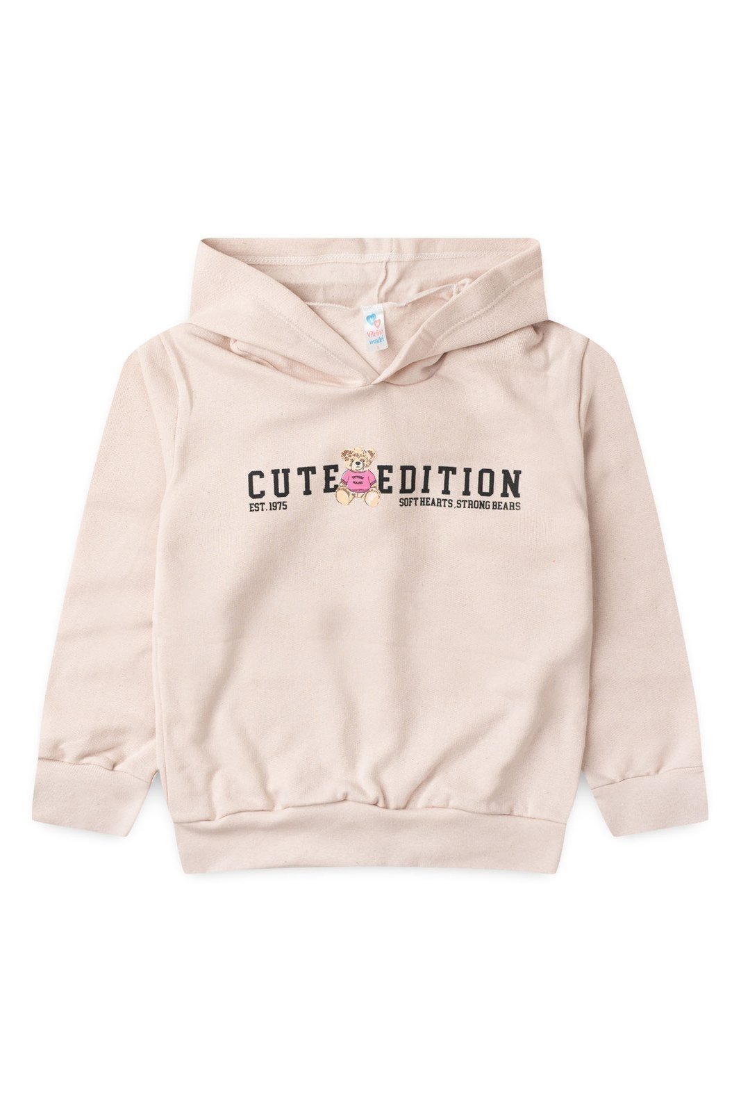 Infantil - Blusa Moletom Menina c/ Capuz Cute Edition