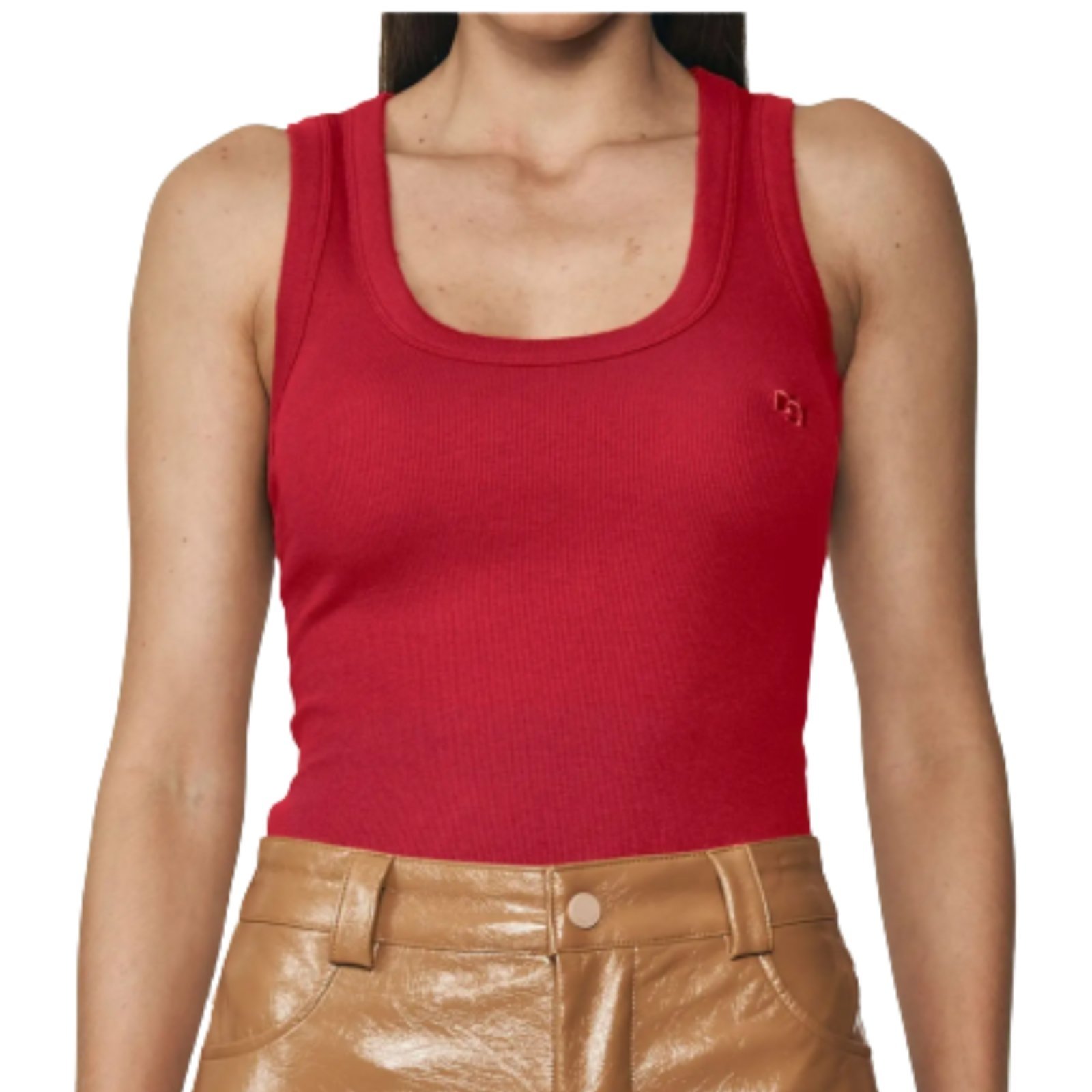 Blusa Regata Feminina Bordada Ribana Colcci