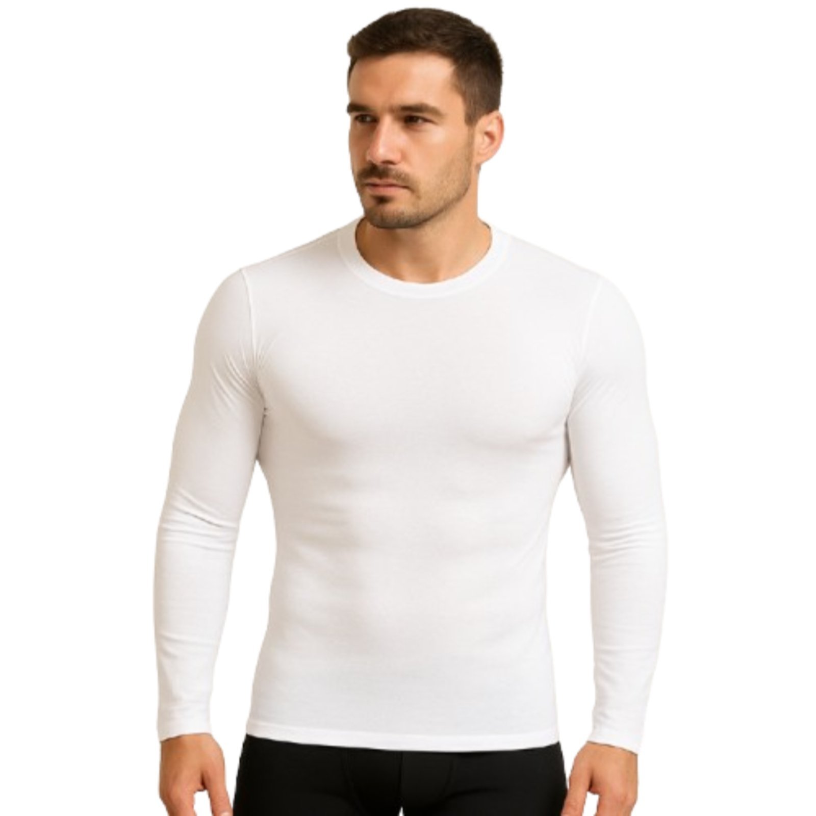 Blusa Manga Longa UV Reflexo Íntimo Proteção Solar Branco