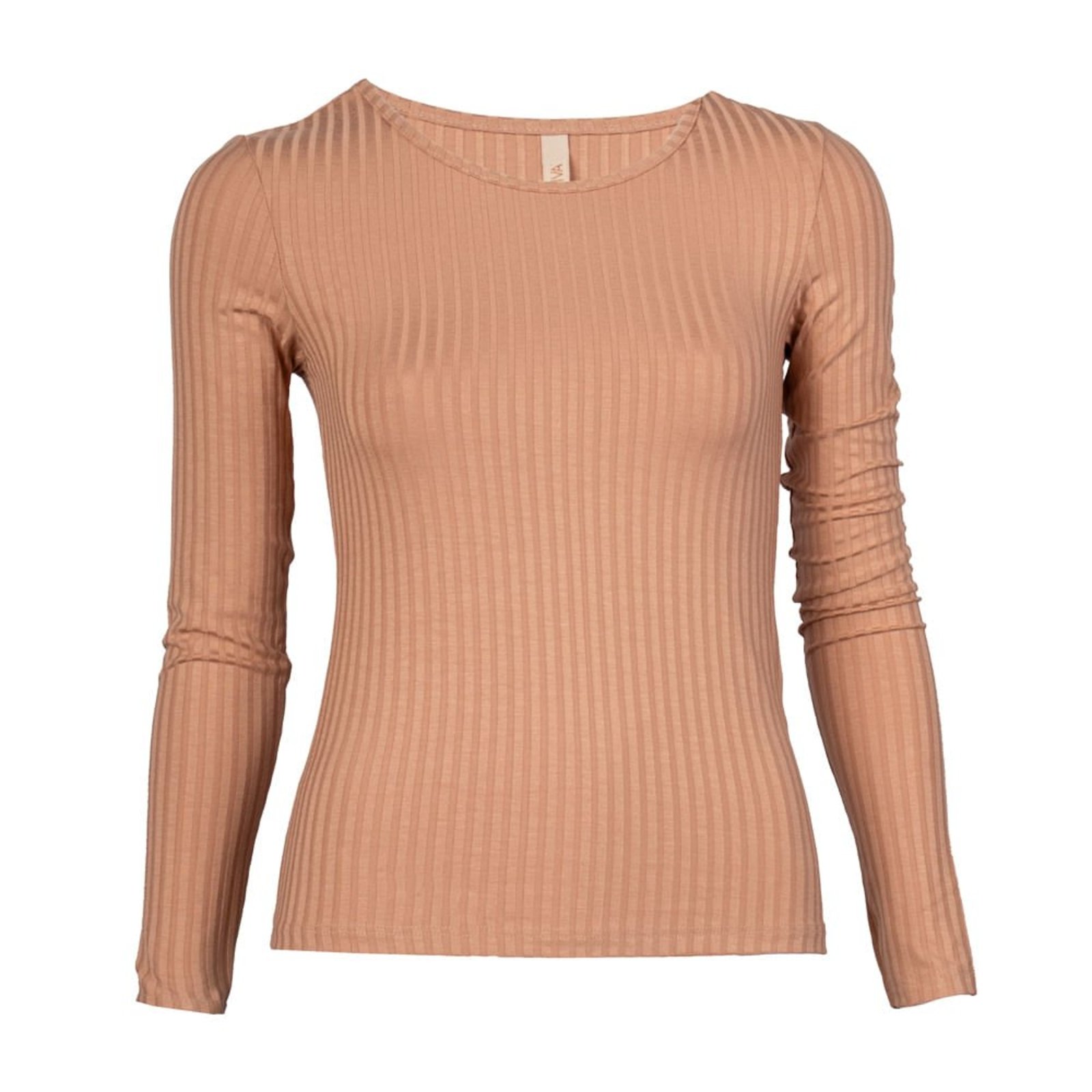 Blusa Feminina Habana Canelada Marrom Claro