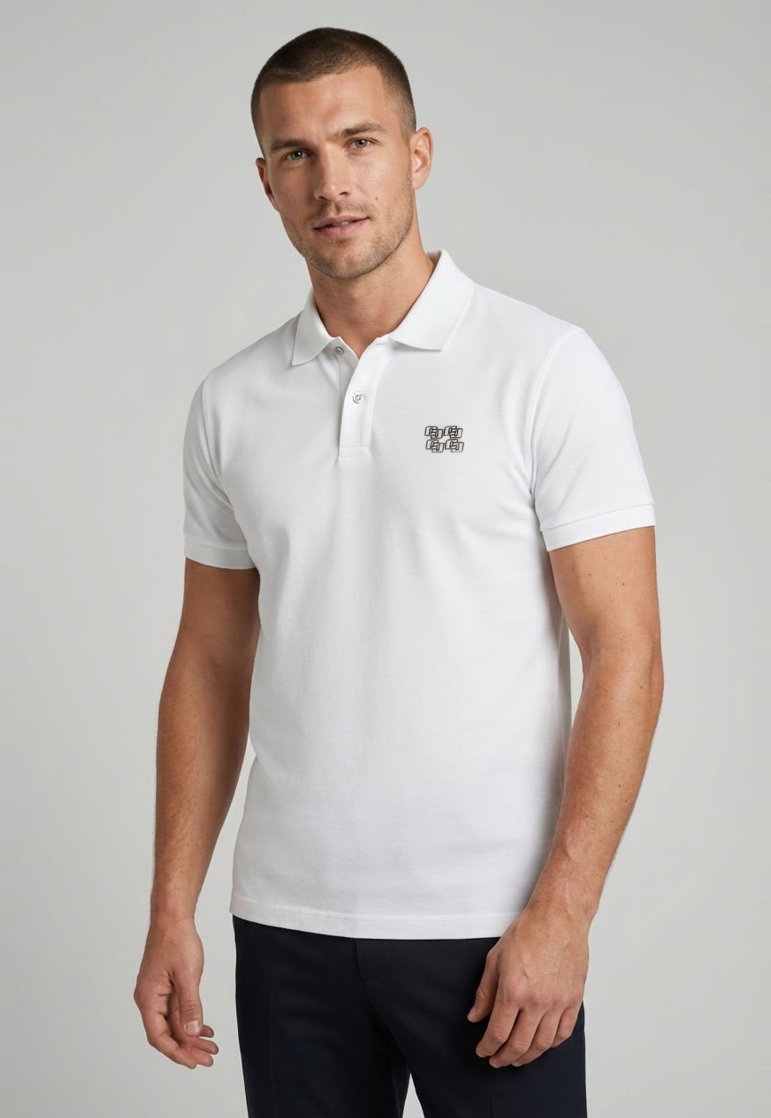 Polo Masculina Colcci Clássica Algodão Branca