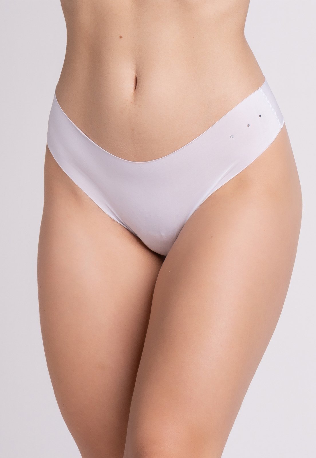 Vista 3 Kit 5 Calcinha Sem Costura Vekyo Lingerie Tanga Corte a Laser multicolorido VEKYO multicolorido