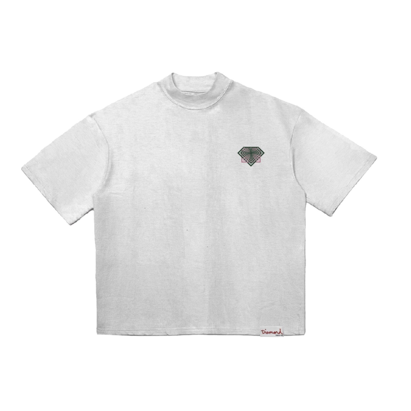 Camiseta Diamond Retro Oversized Tee - WHITE